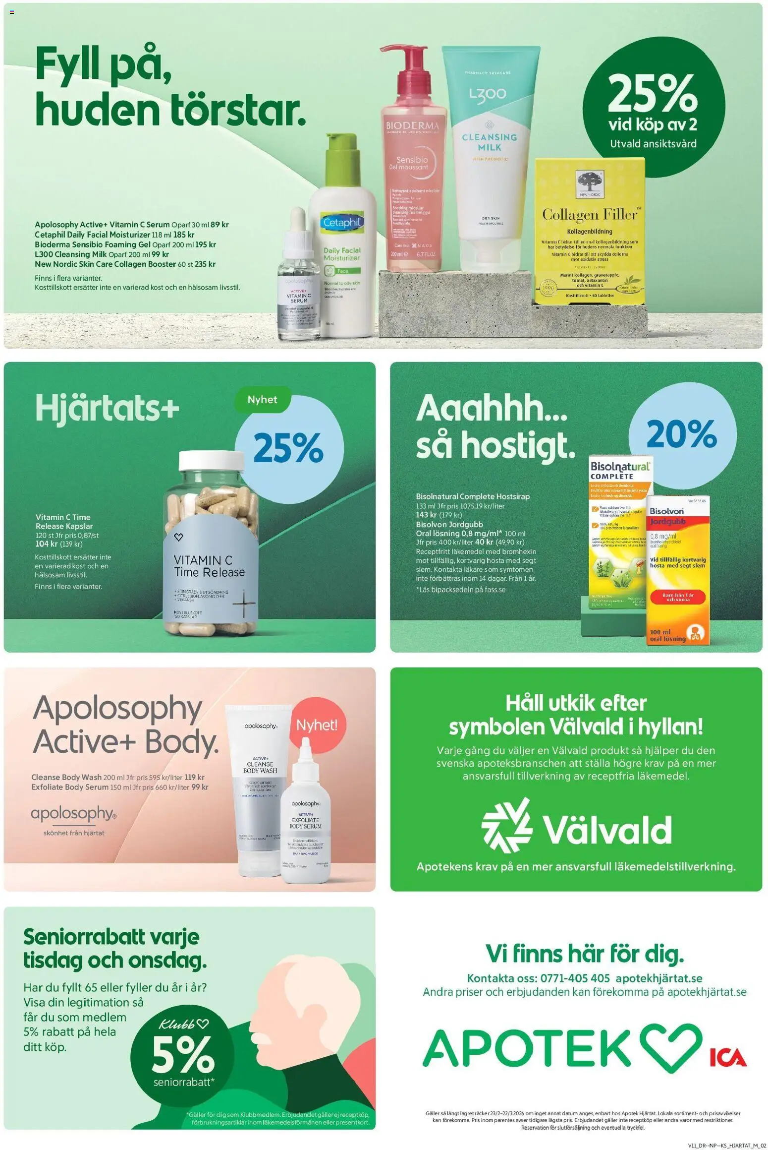 ICA Kvantum reklamblad aktuell från 09.03.2026 | Sida: 7 | Produkter: Galler, Serum, Häll