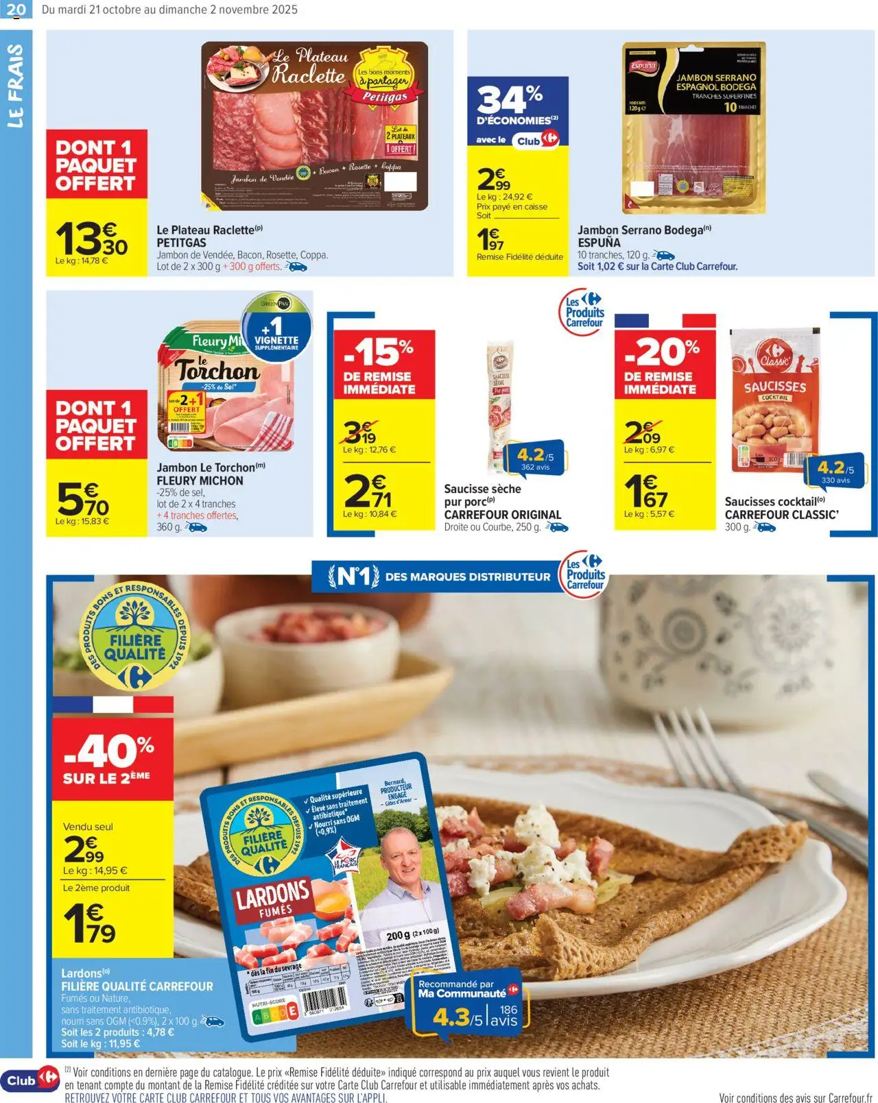 {H1} | Page: 22 | Produits: Plateau, Sel, Raclette, Saucisse