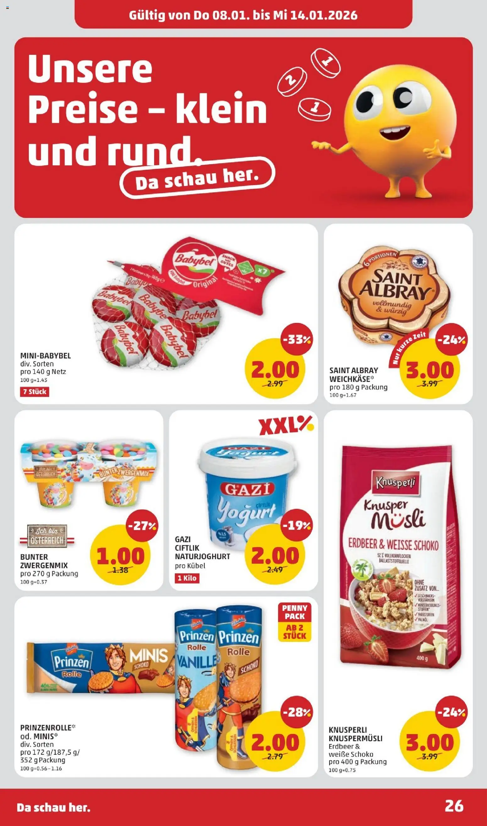 Penny Markt Flugblatt gültig ab 08.01.2026 | Seite: 26