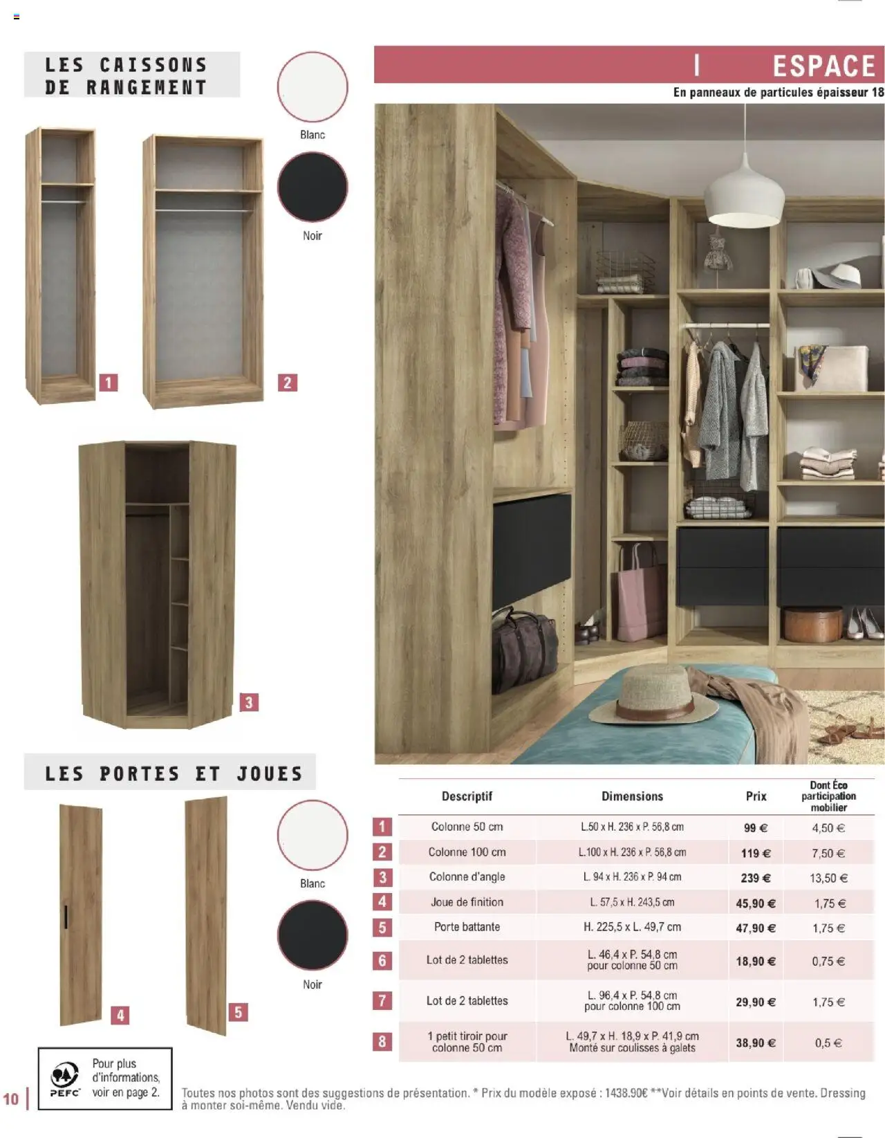 {H1} | Page: 10 | Produits: Porte, Portes, Dressing