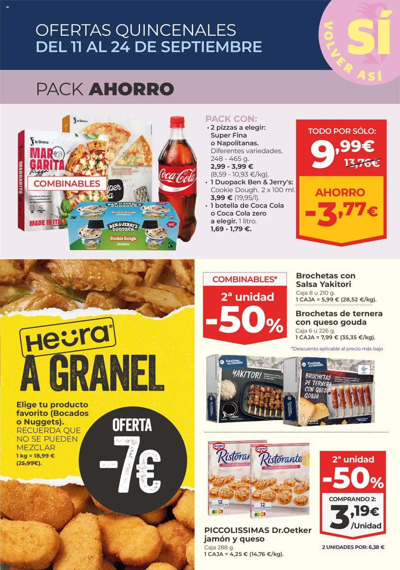 La Sirena folleto │ válido desde el 11.09.2025 | Página: 5 | Productos: Queso, Pizza, Queso Gouda, Caja