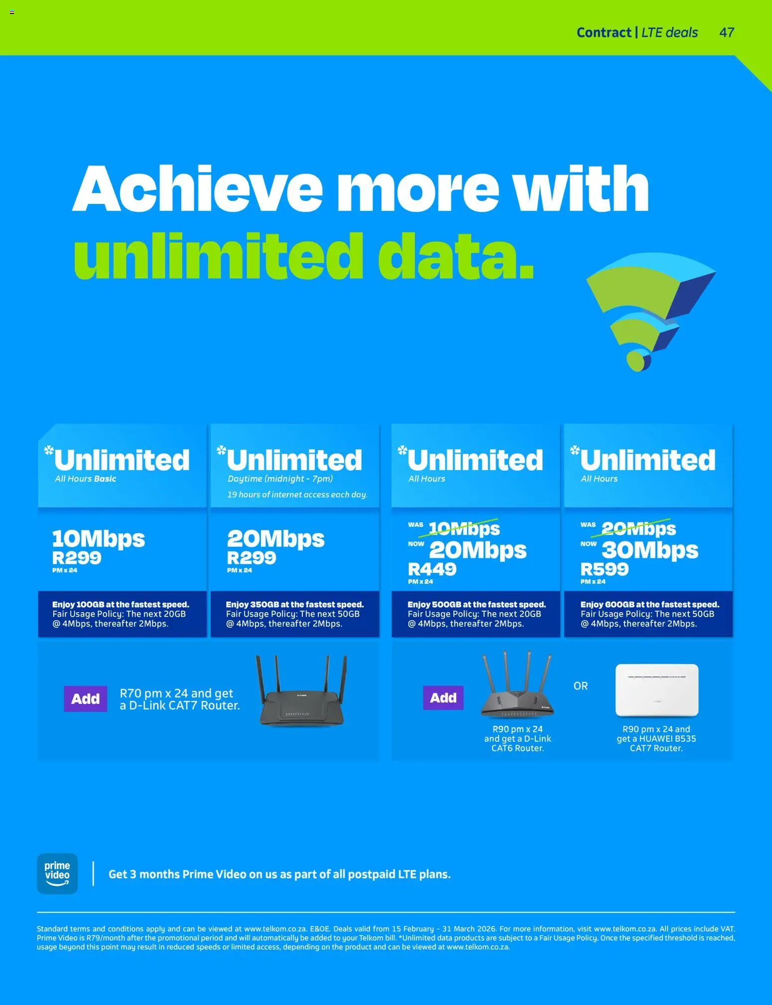 New Telkom catalogue – valid from 15.02.2026 | Page: 45 | Products: Data