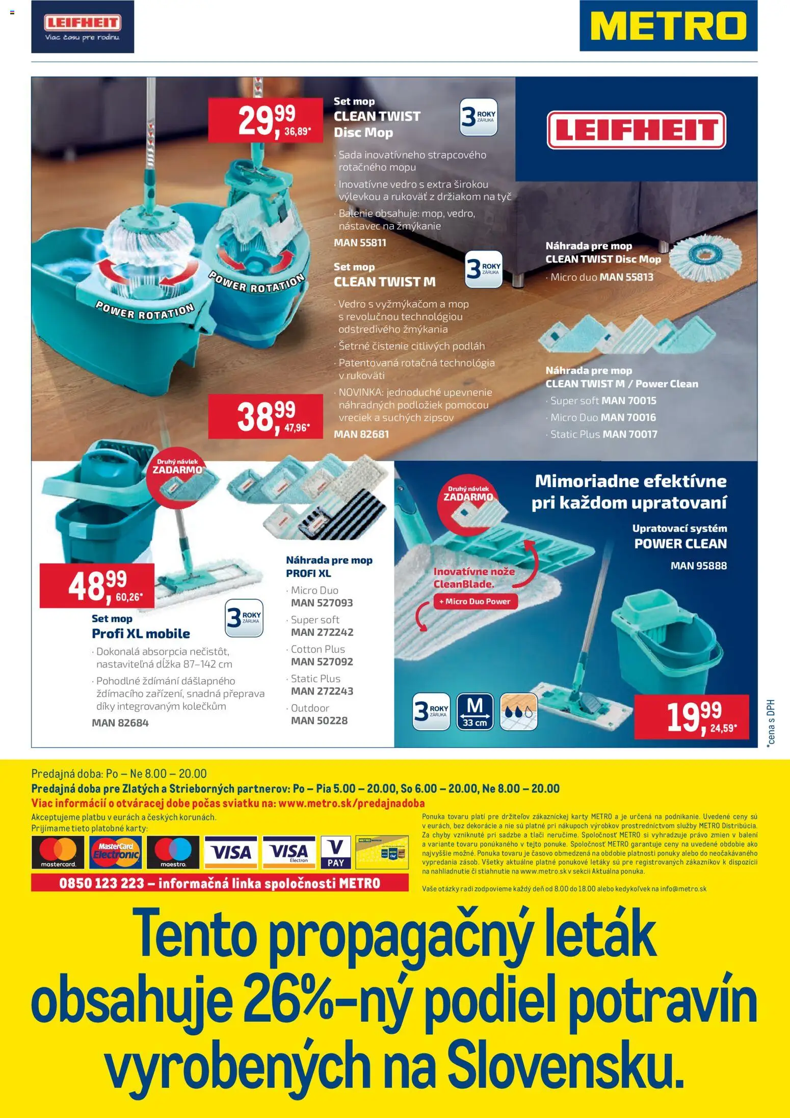 Nové Metro akcie – leták je platný od 05.11.2025 | Strana: 41 | Produkty: Mop