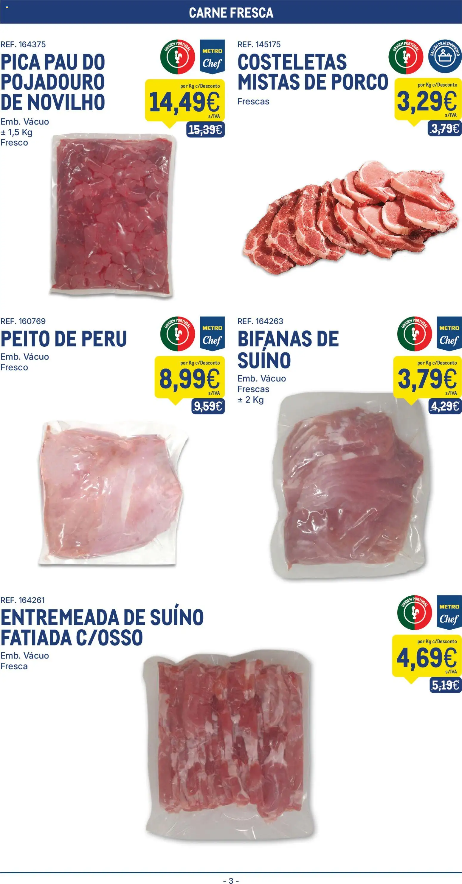 Makro folheto │ válido de 28.04.2026 | Página: 3 | Produtos: Peito de peru, Peru, Carne
