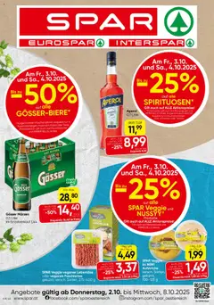 Spar Flugblatt - Wien ab 02.10.2025 gültig
