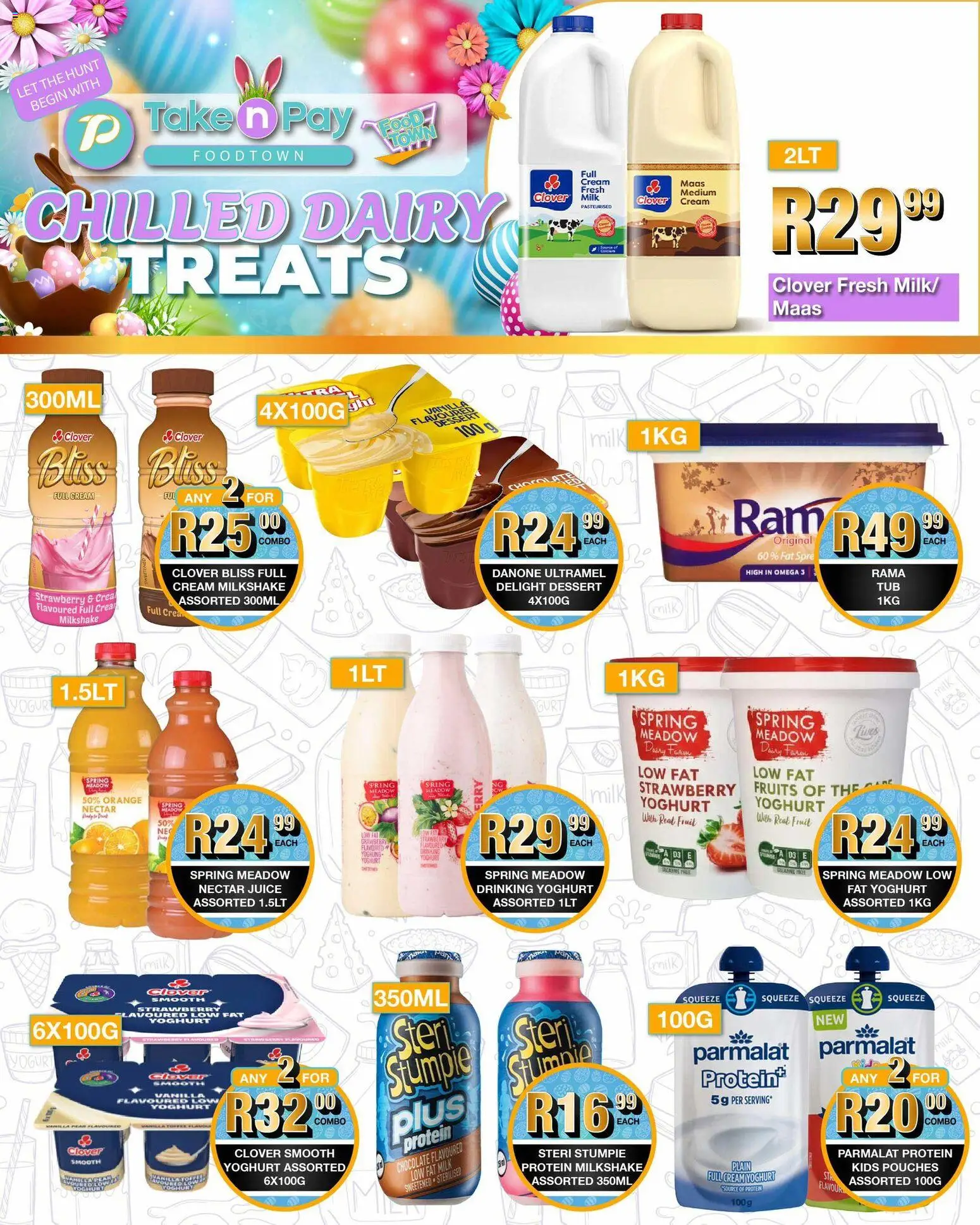 New Pick n Pay catalogue – valid from 30.03.2026 | Page: 28 | Products: Yoghurt, Detergente líquido, Milk, Chocolate