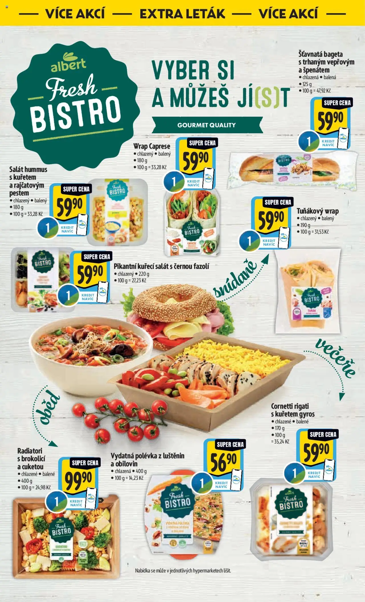 Albert leták - Hypermarket od 04.06.2025 | Strana: 38 | Produkty: Gourmet, Gyros, Salát, Bageta