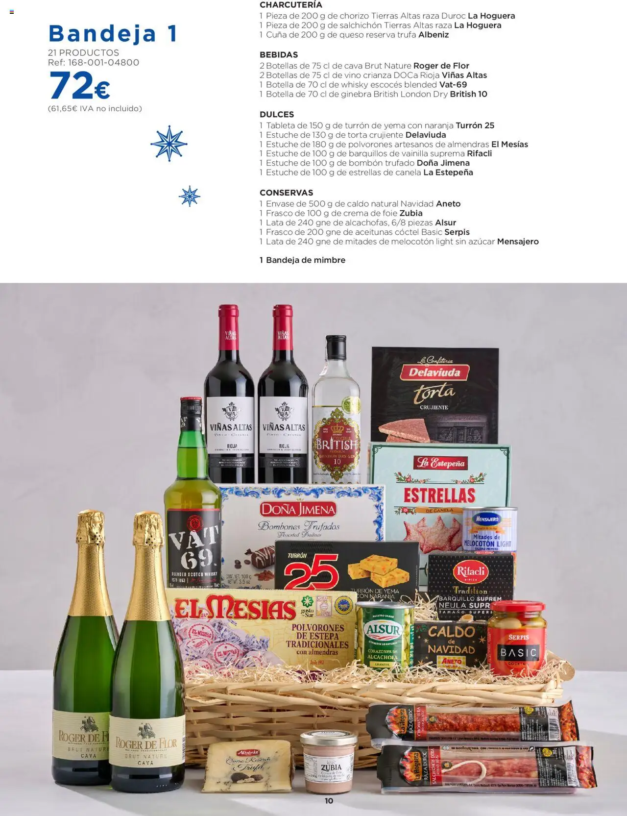 Hipercor catálogo │ válido desde el 06.10.2025 | Página: 10 | Productos: Vino, Ginebra, Bandeja, Cuna