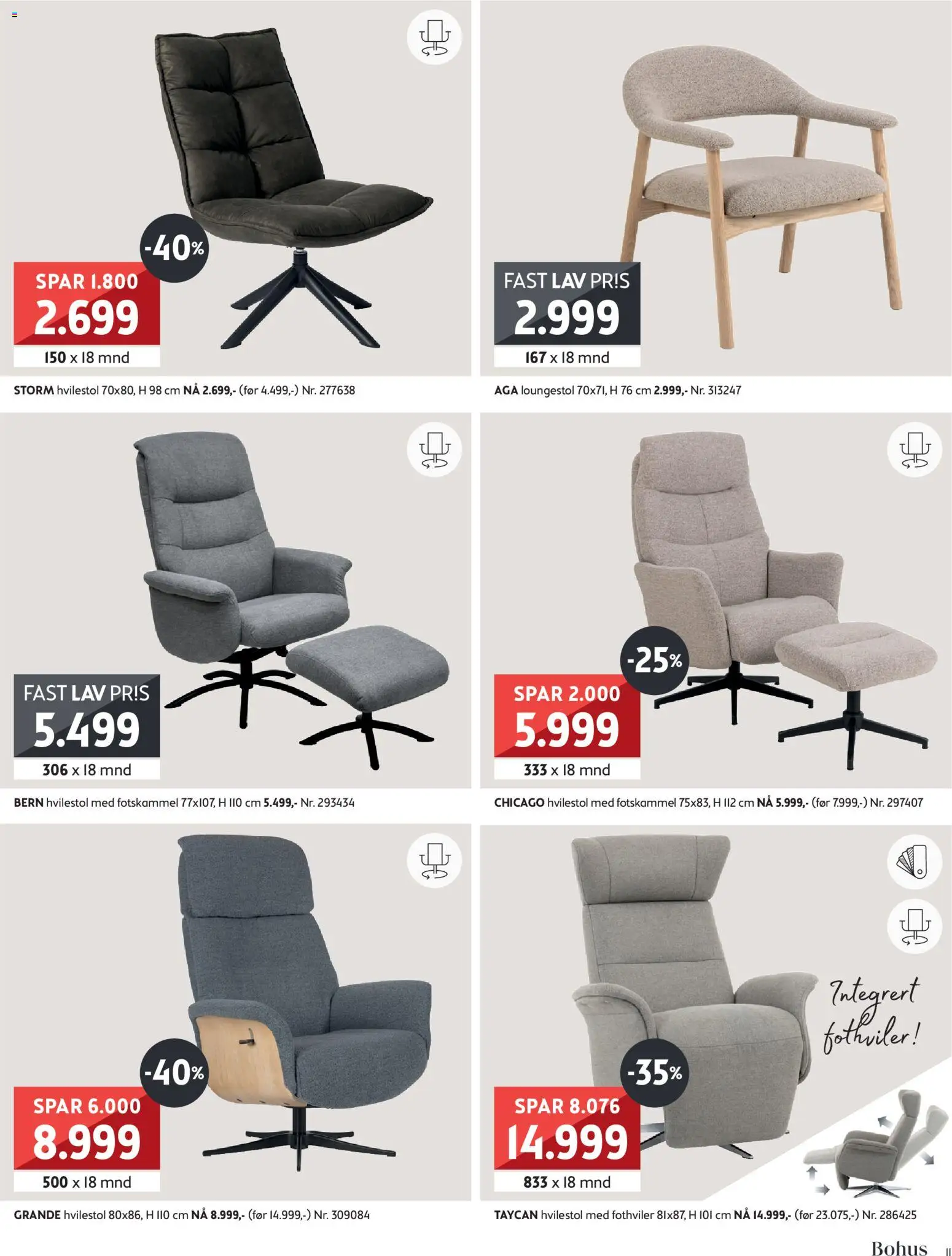 {H1} | Side: 11 | Produkter: Hvilestol