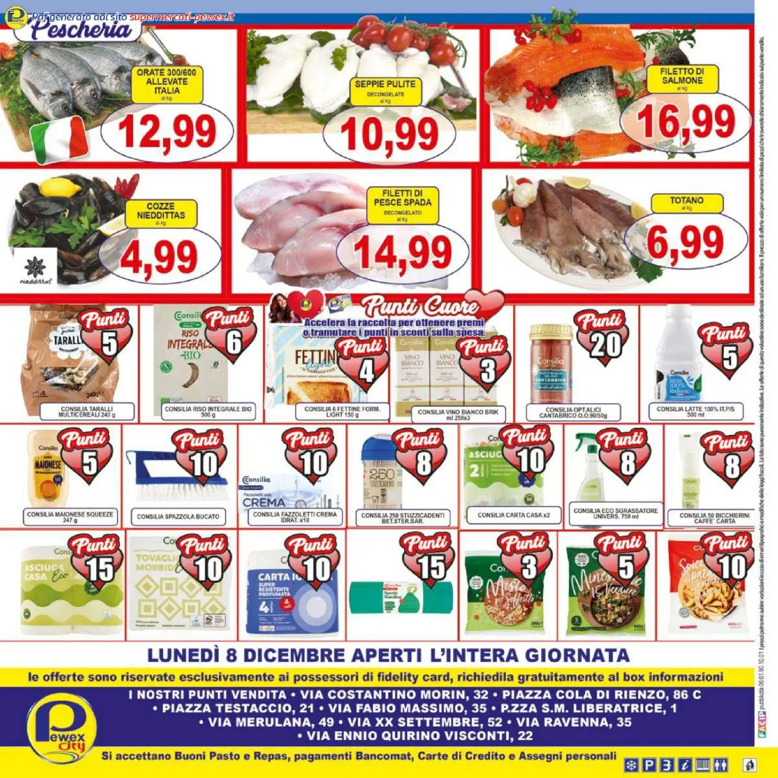 Volantino Pewex del 06.12.2025 | Pagina: 20 | Prodotti: Crema, Fazzoletti, Latte, Taralli
