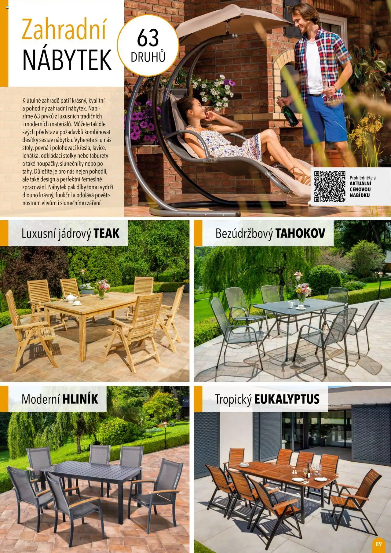 Mountfield katalog 2025 od 16.04.2025 | Strana: 89 | Produkty: Eukalyptus, Nábytek, Zahradní nábytek, Taburety