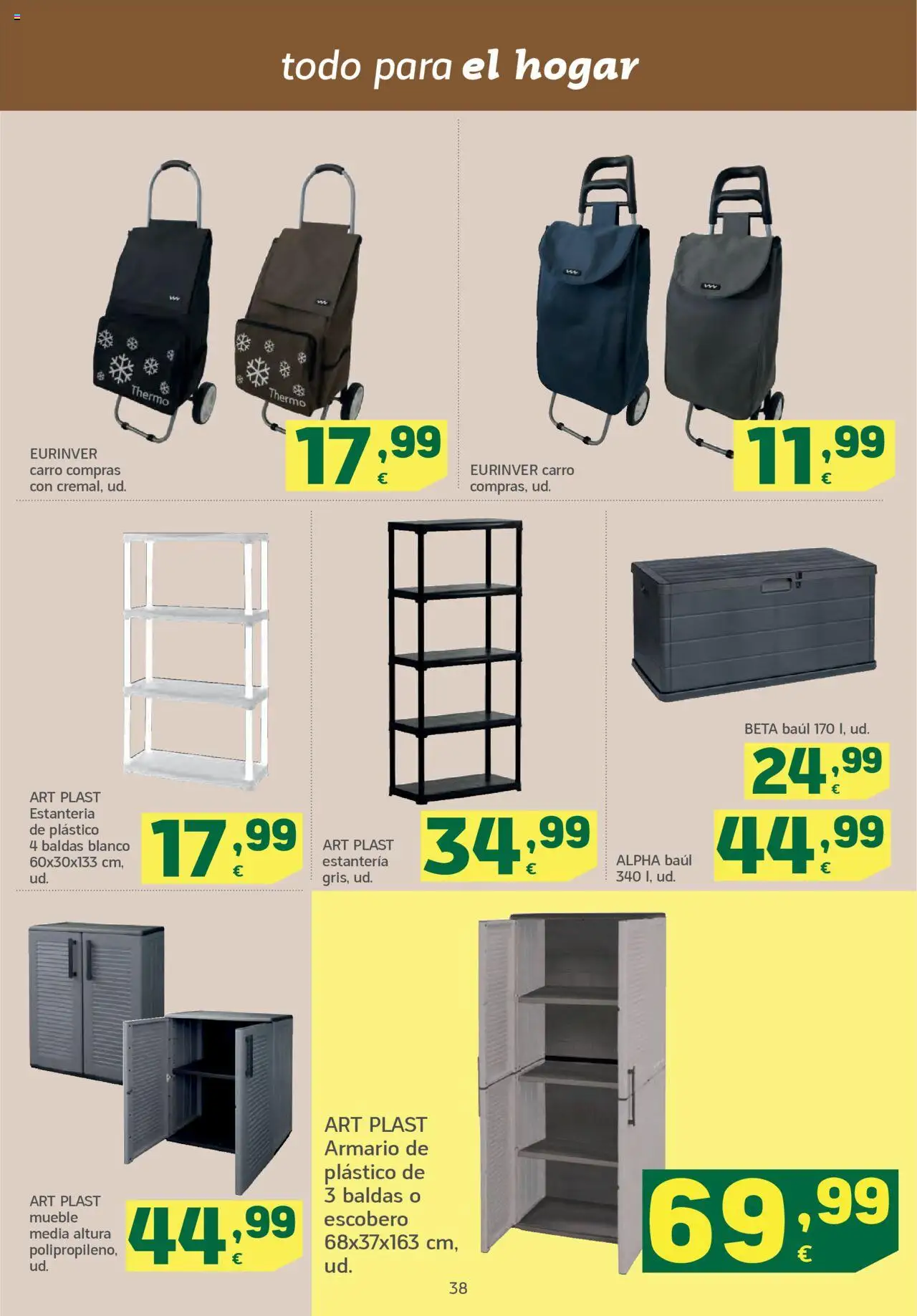 HiperDino folleto │ válido desde el 09.09.2025 | Página: 38 | Productos: Armario