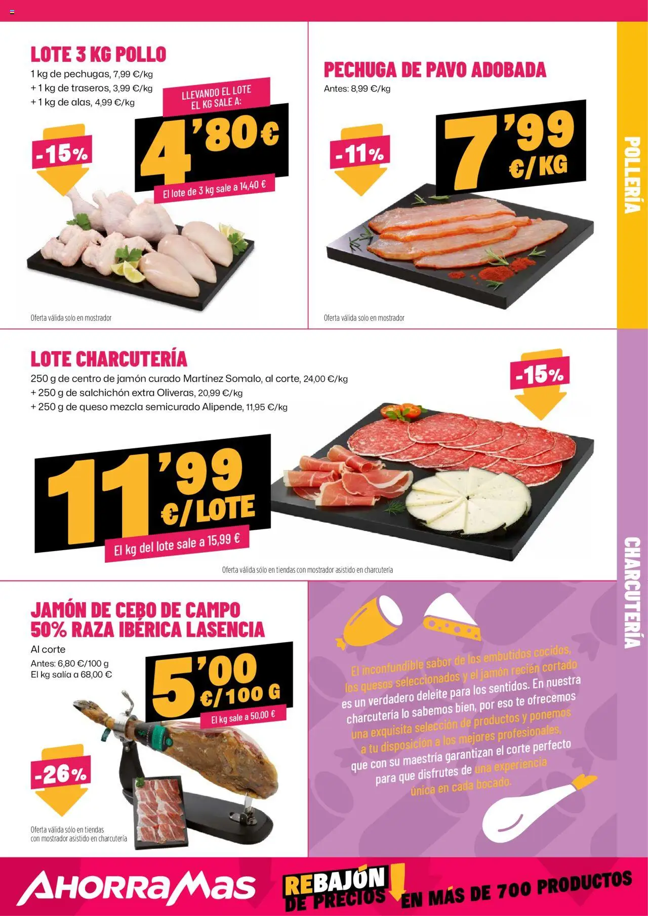 AhorraMas folleto │ válido desde el 11.09.2025 | Página: 7 | Productos: Queso, Jamón, Té, Νυχτικό
