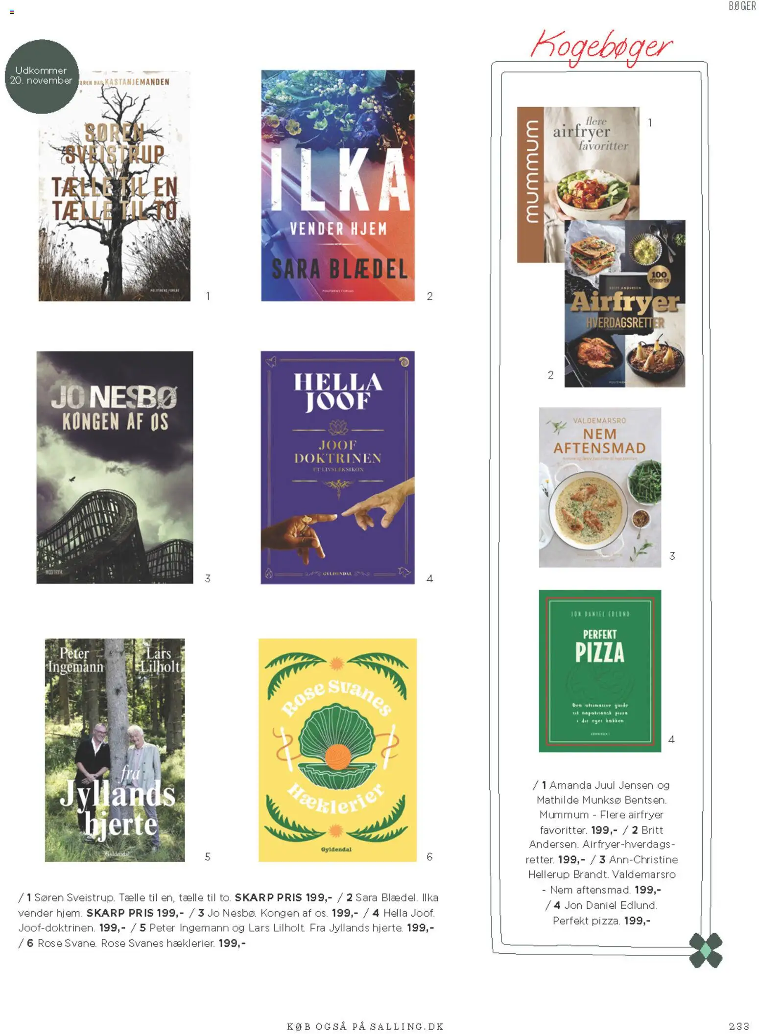 Salling tilbudsavis – gyldig fra 01.11.2025 | Side: 233 | Produkter: Pizza