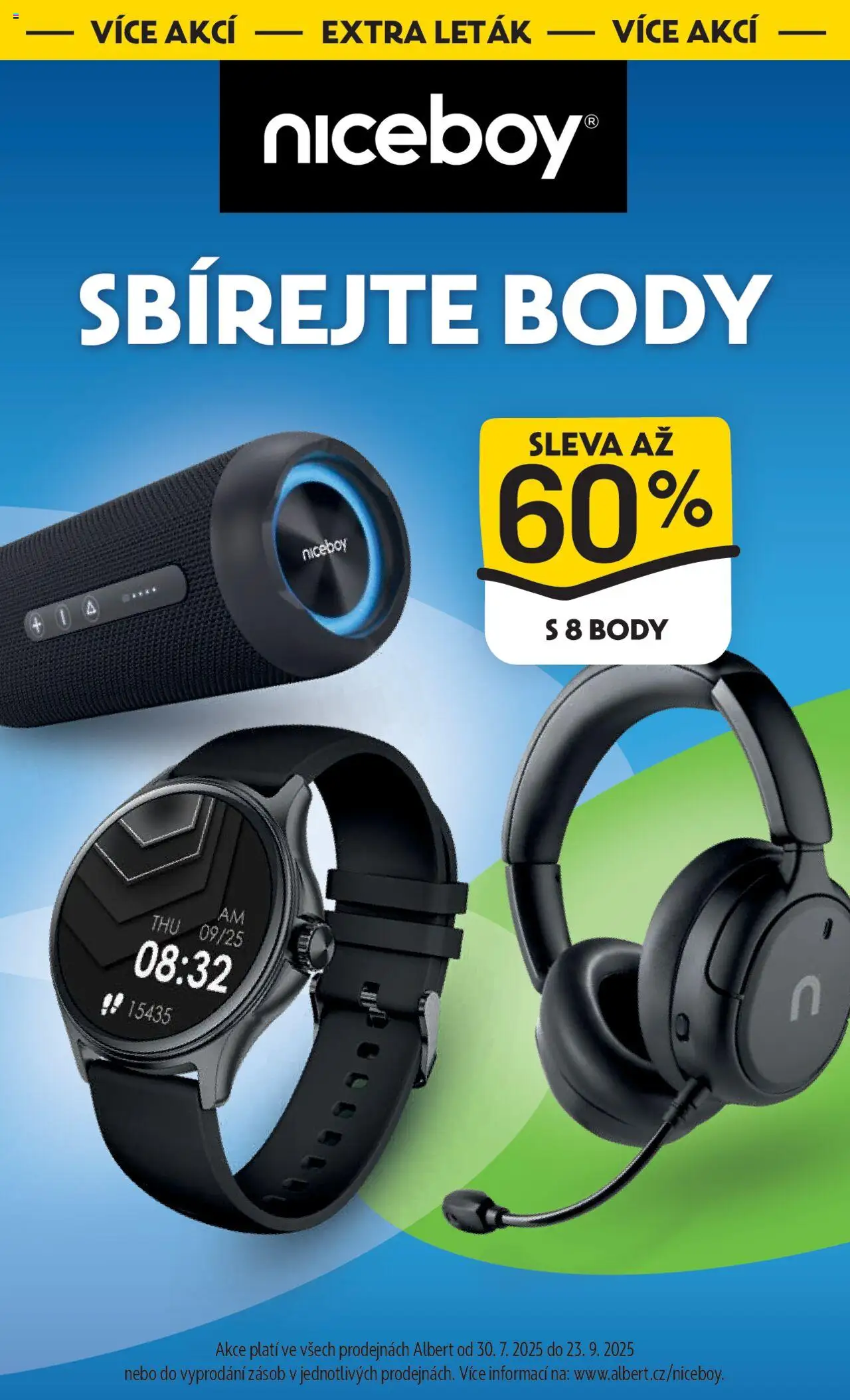 Albert leták - Hypermarket od 13.08.2025 | Strana: 54 | Produkty: Niceboy, Body