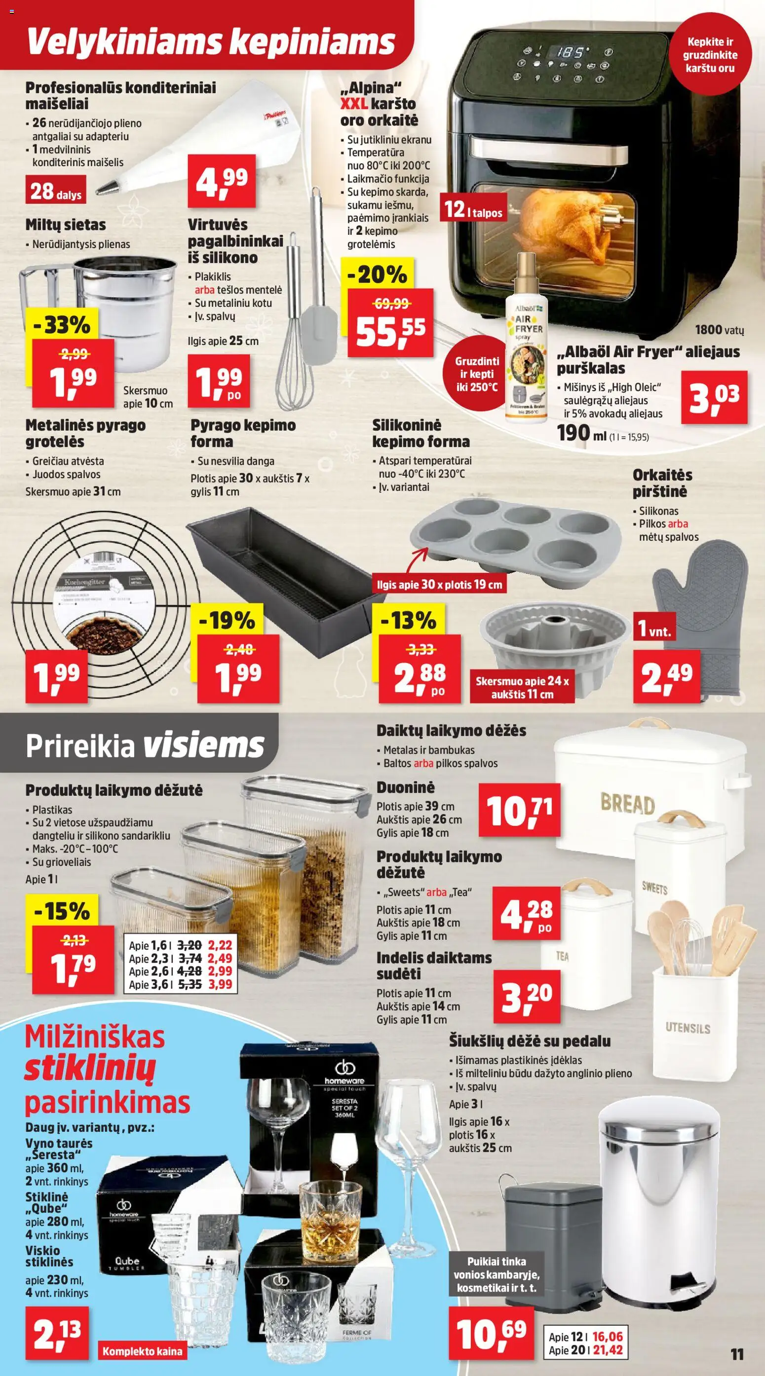 Thomas Philipps akcijos nuo 30.03.2026 | Puslapis: 11 | Prekių: Grotelės, Dėžė, Orkaitė