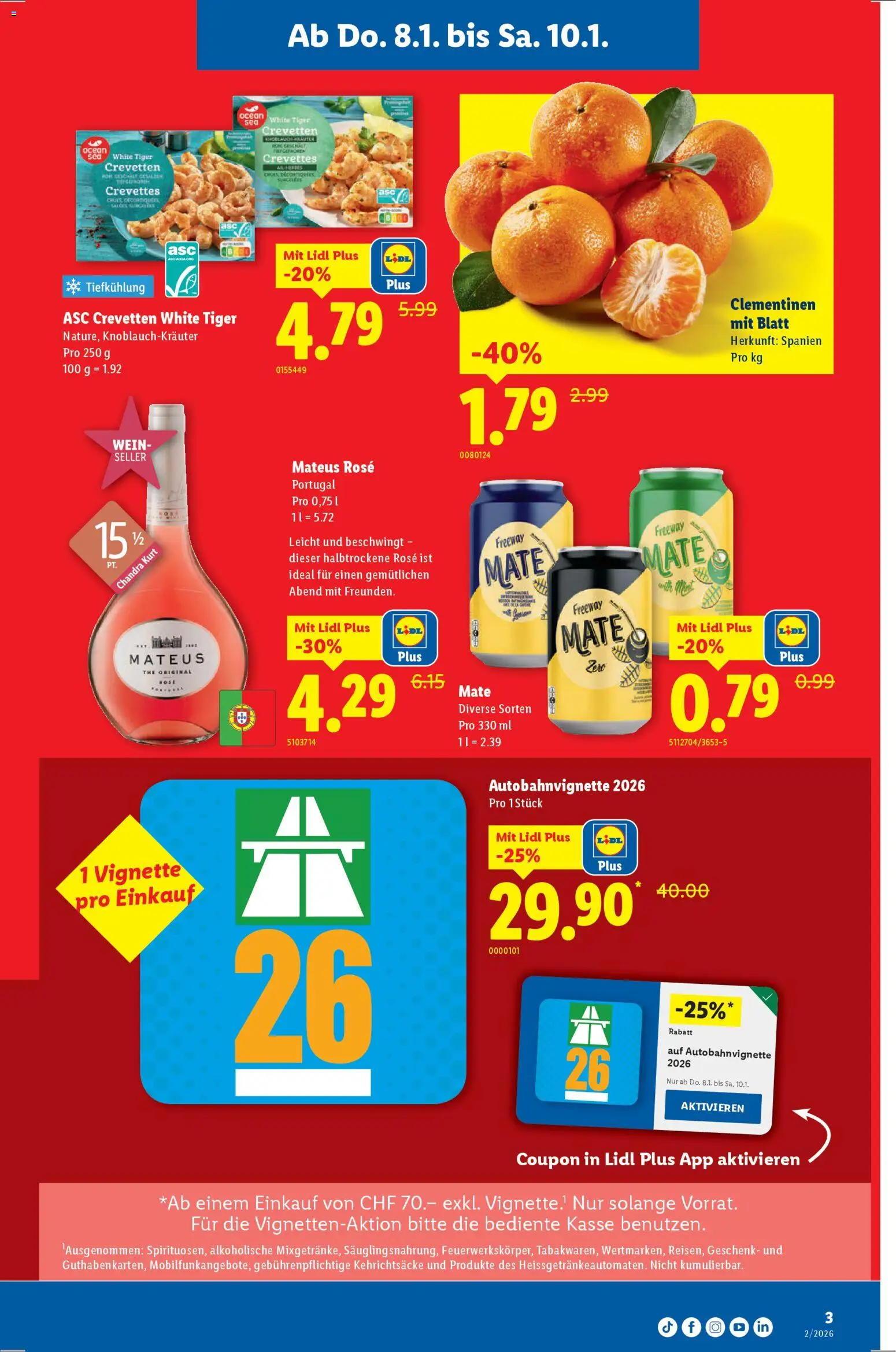 Lidl Aktionen – gültig ab 08.01.2026 | Seite: 3 | Produkte: Wein