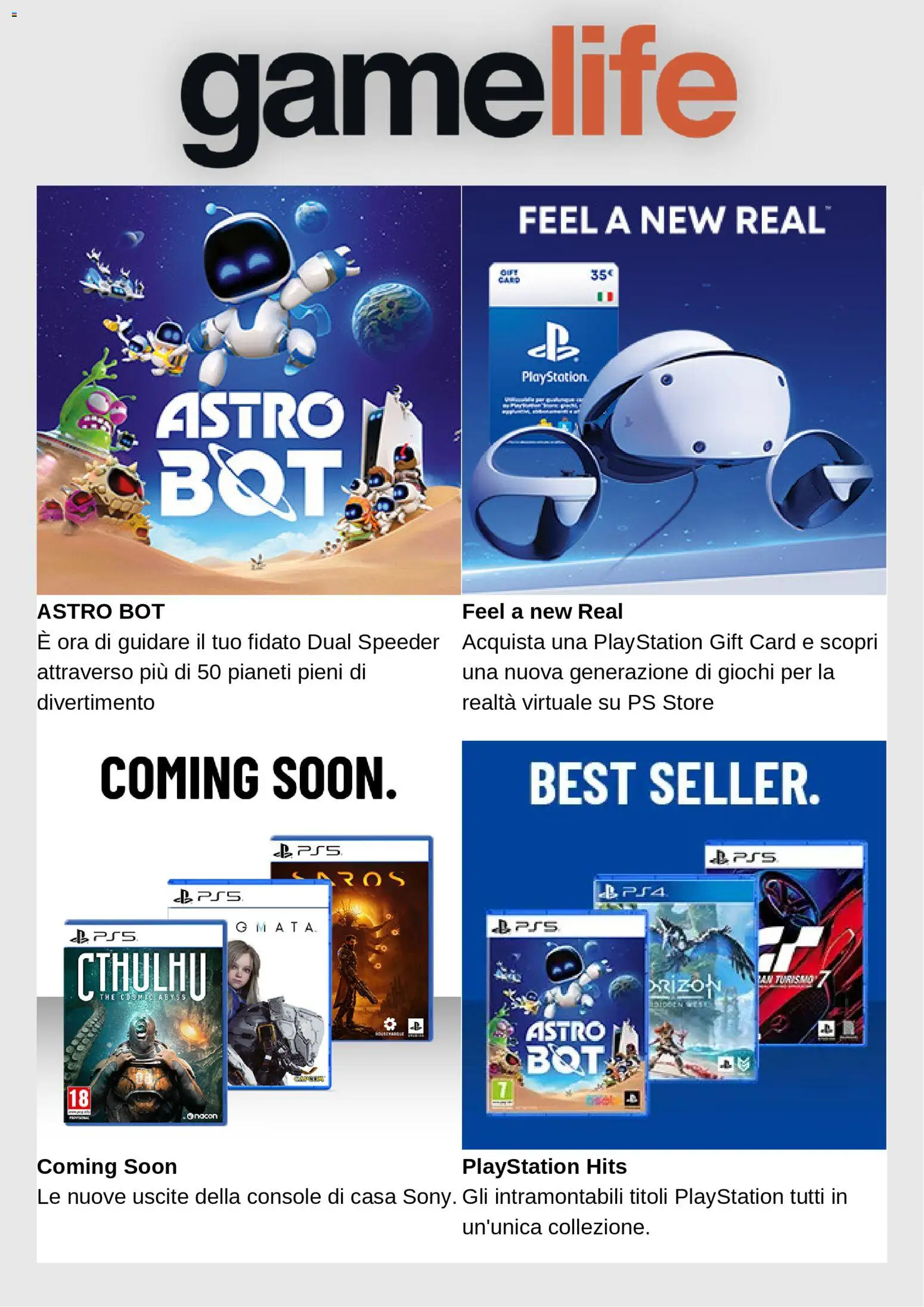 Volantino Gamelife del 27.04.2026 | Pagina: 6 | Prodotti: Playstation