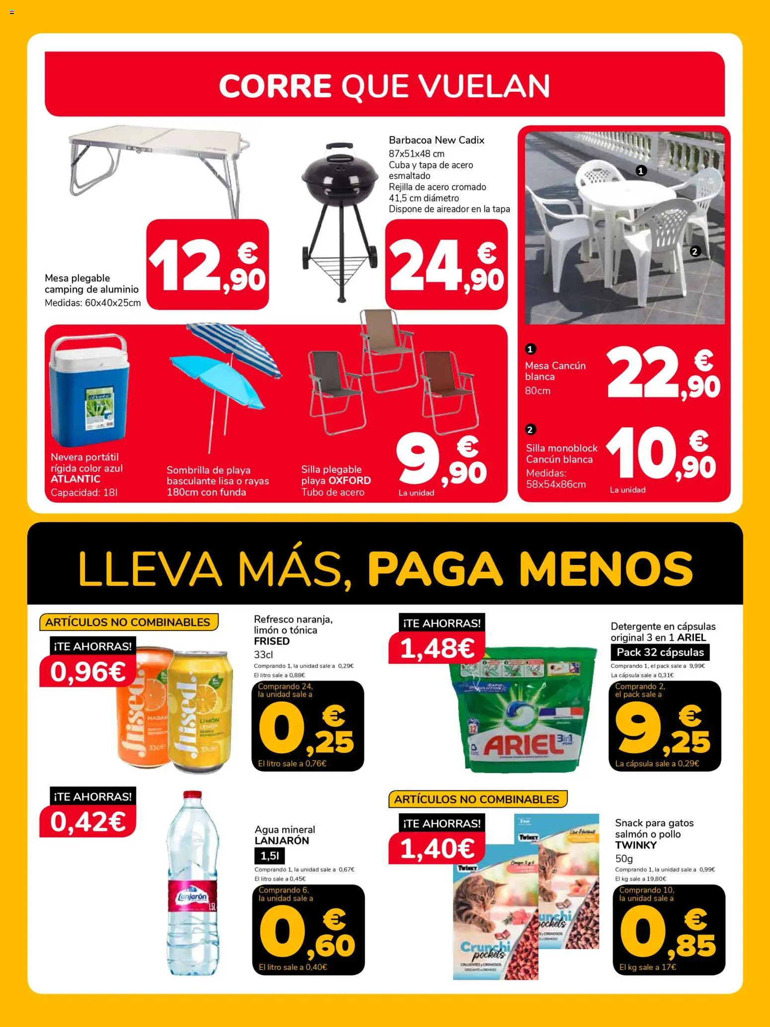 Supeco folleto │ válido desde el 29.04.2026 | Página: 5 | Productos: Funda, Nevera, Silla, Agua mineral