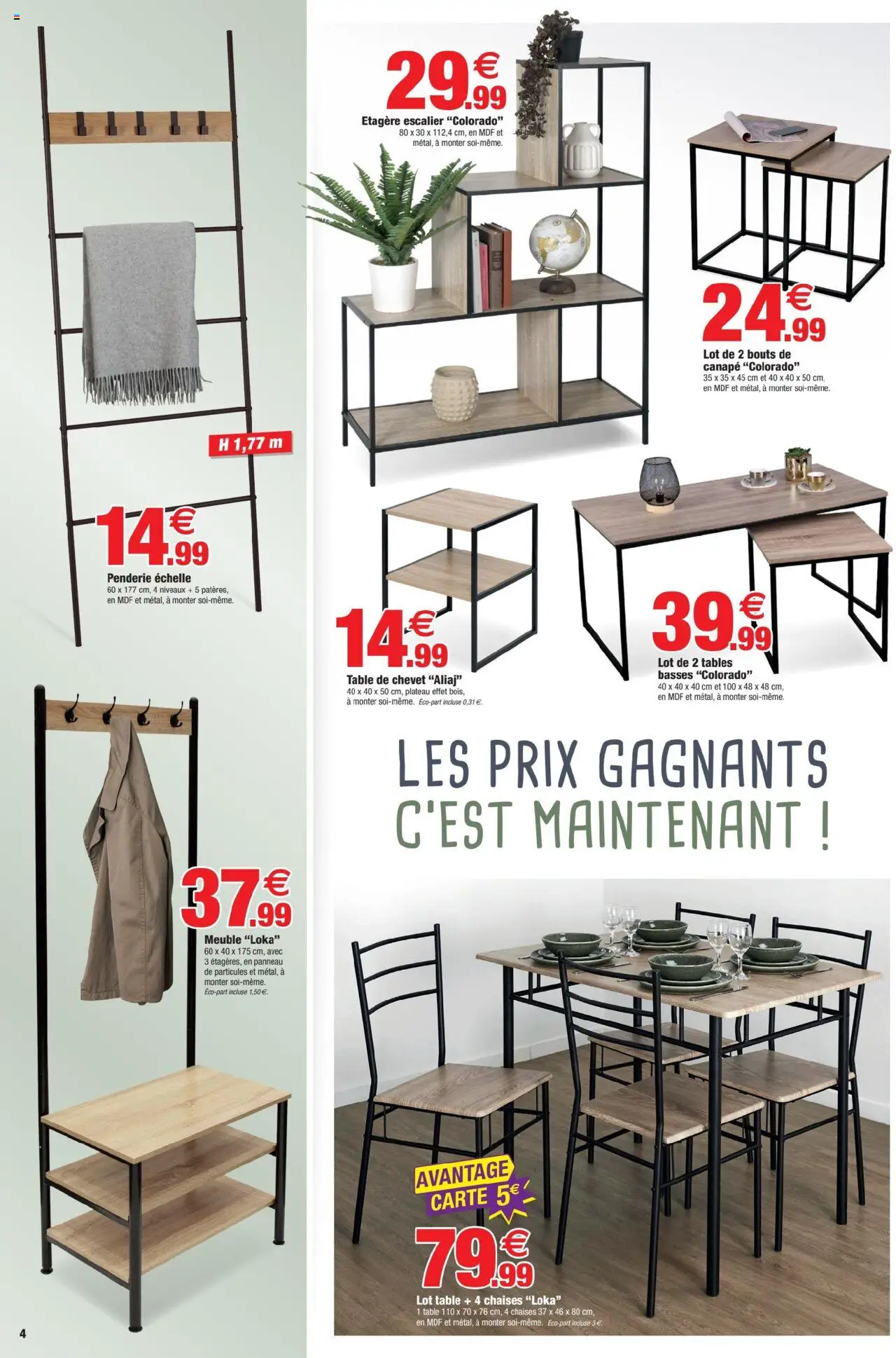  | Page: 4 | Produits: Meuble, Plateau, Canapé, Étagère