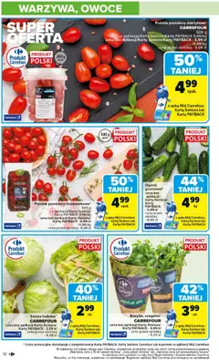 Carrefour Gazetka od 28.07.2025 | Strona: 14 | Produkty: Oregano, Bazylia, Pomidory, Owoce