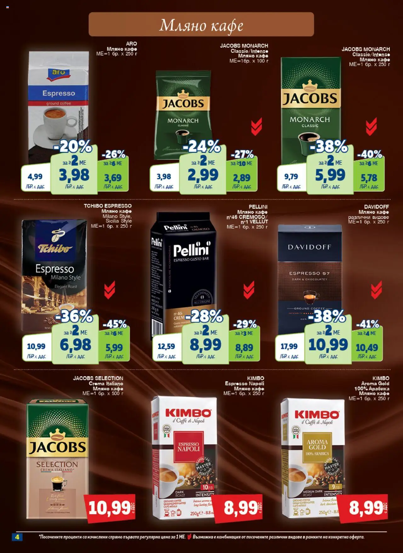  | Страница: 4 | Продукти: Кафе