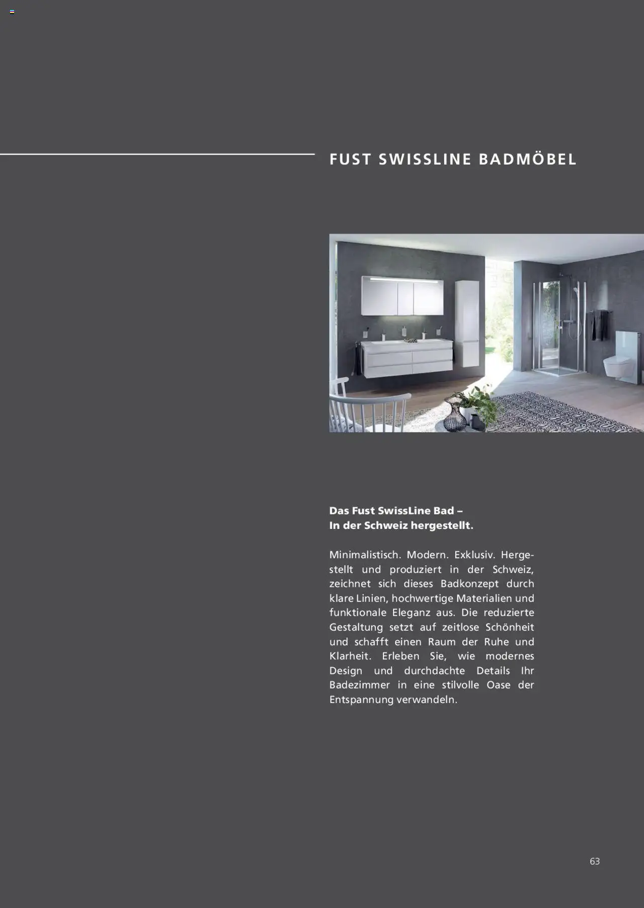 Fust Badezimmermagazin ab 05.05.2025 | Seite: 63 | Produkte: Bad