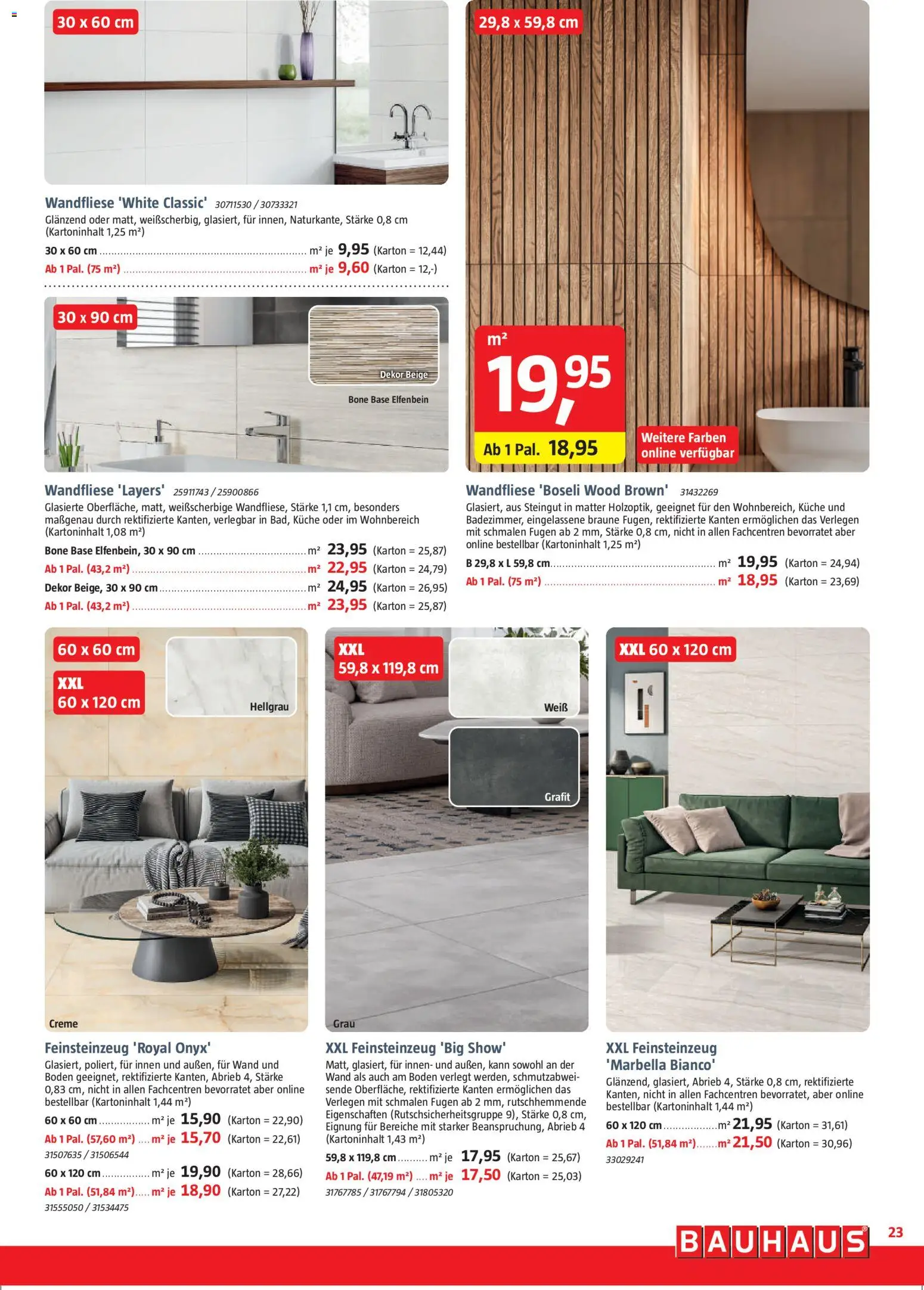 Bauhaus Prospekt 	 – gültig ab 29.11.2025 | Seite: 23 | Produkte: Küche, Creme