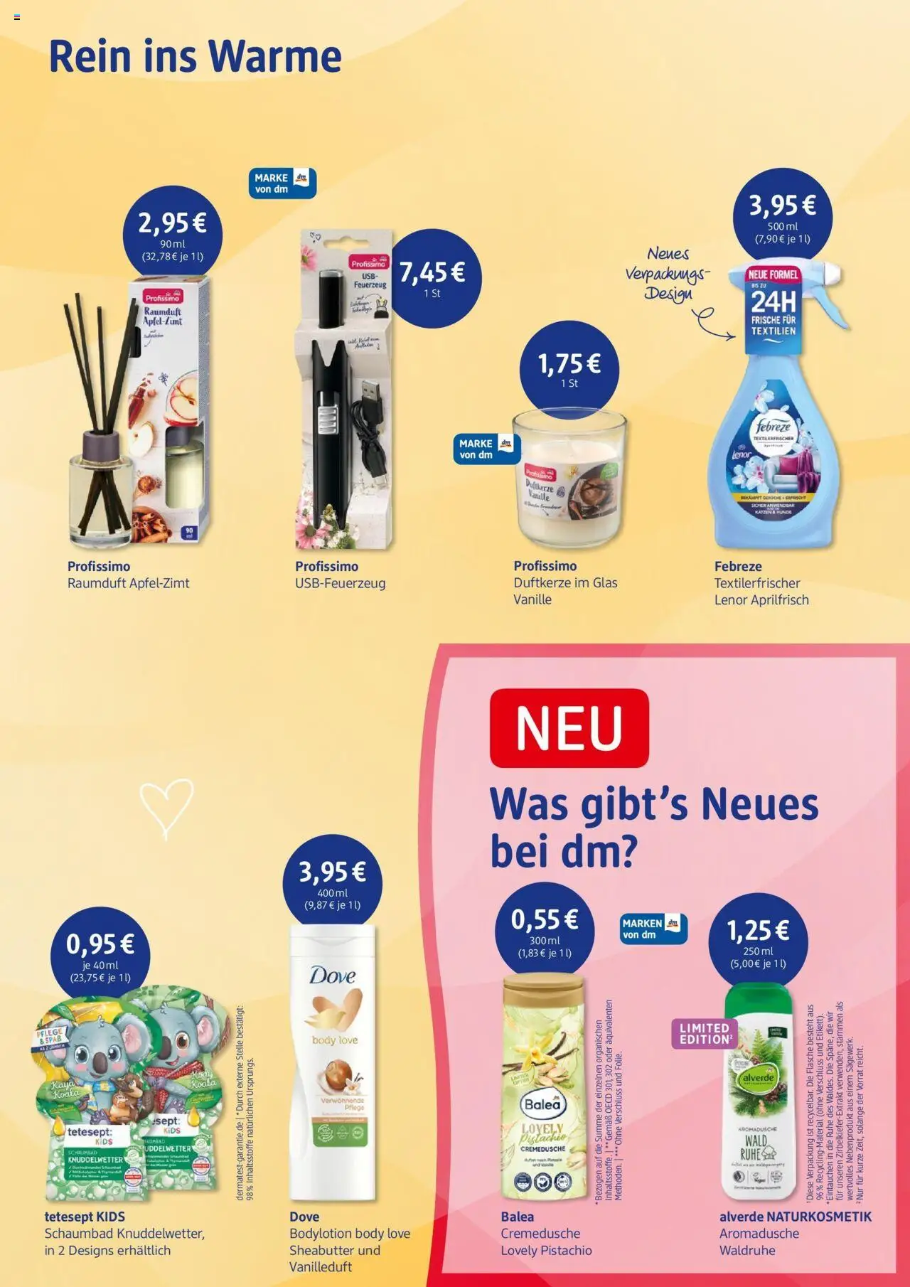 dm drogerie prospekt Berlin – gültig ab 06.10.2025 | Seite: 4 | Produkte: Lenor, USB
