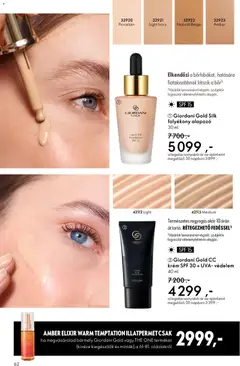 Katalógus Oriflame 2026/04 - amely érvényes a következő dátumtól: 04.03.2026 | Oldal: 62 | Termékek: Alapozó, CC krém