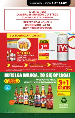 Pogląd oferty "Piwo Tyskie Gronie, 500 ml, Piwo Tyskie Gronie in can, 500 ml" - ważna od 09.02.2026 | Strona: 65