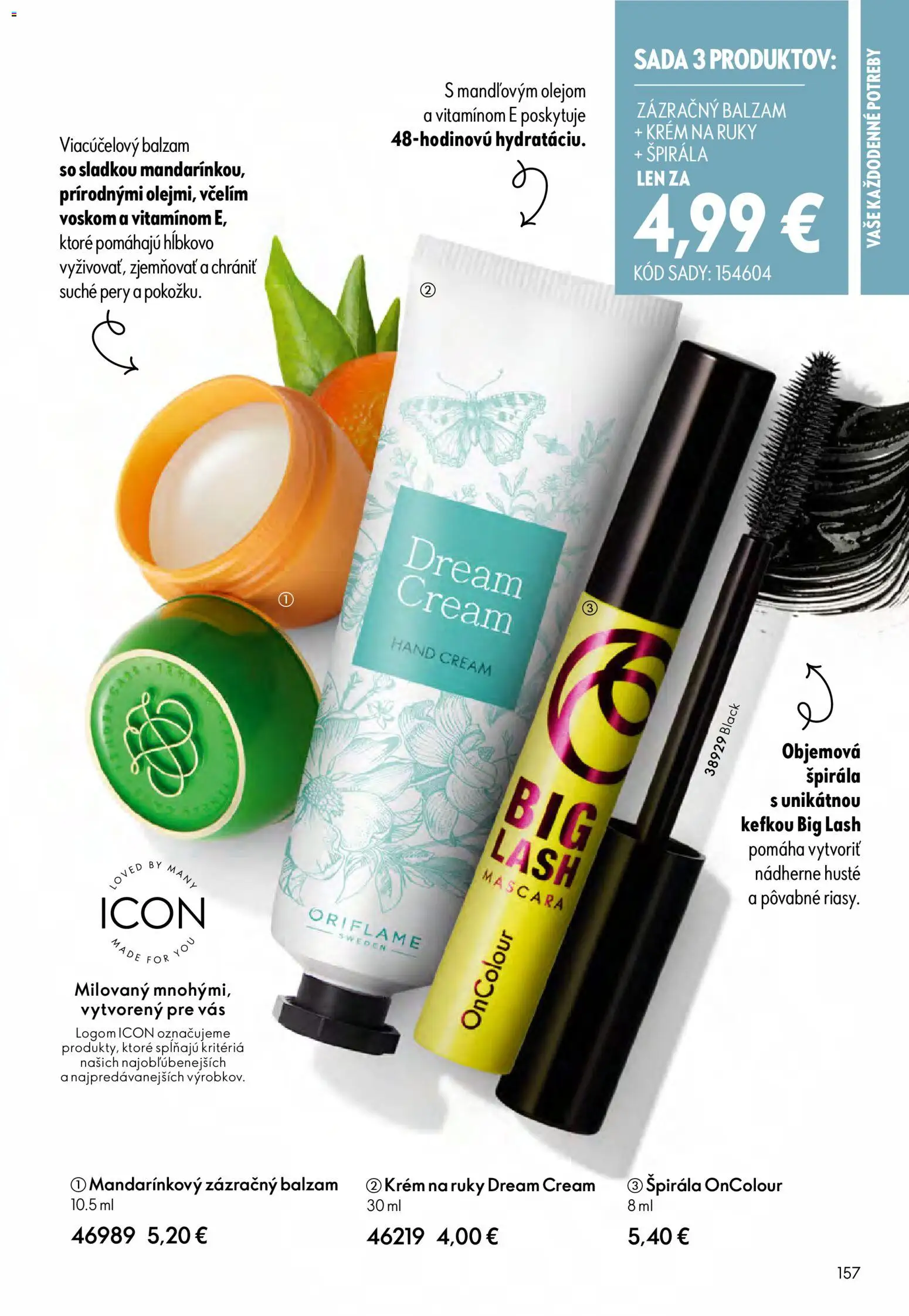 Nové Oriflame akcie – leták je platný od 24.12.2025 | Strana: 157 | Produkty: Krém na ruky, Krém
