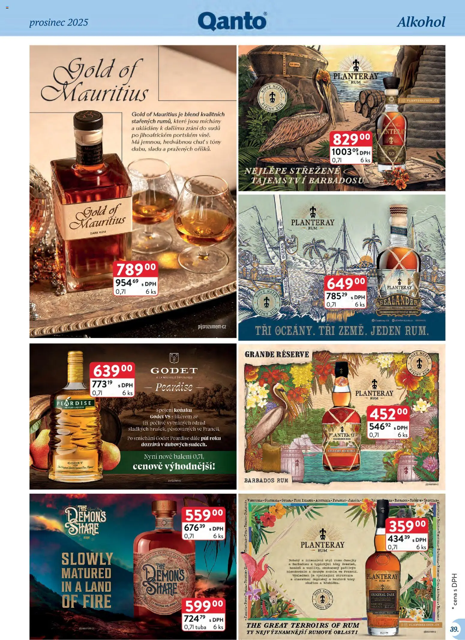 Astur & Qanto leták - Velkoobchod 12/2025 od 01.12.2025 | Strana: 39 | Produkty: Rum, Tuba