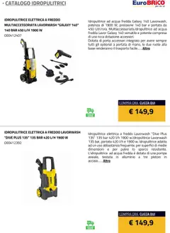 Anteprima del volantino Eurobrico Idropulitrici catalogo valido a partire dal 23.07.2025 | Pagina: 26 | Prodotti: Acqua, Idropulitrice, Alluminio