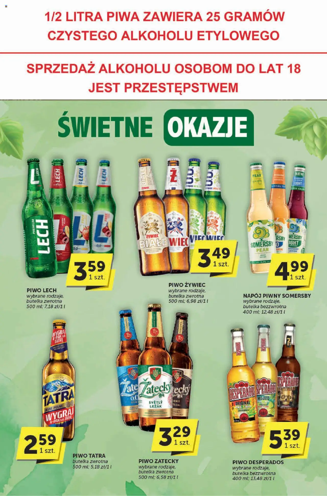 Euro Sklep Gazetka - Katalog od 02.10.2025 | Strona: 26 | Produkty: Leżak, Piwo Desperados, Piwo, Somersby