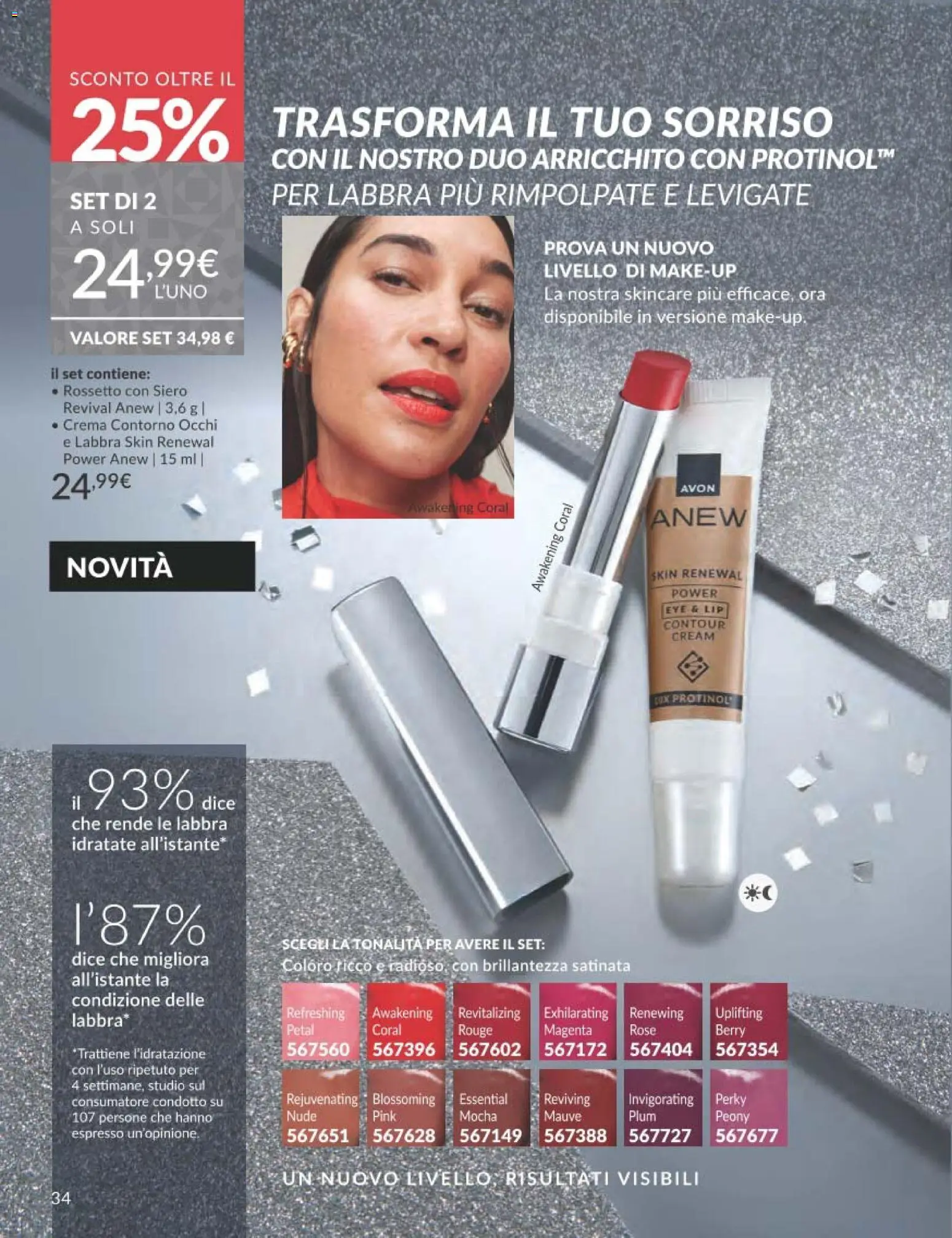 Volantino Avon del 01.11.2025 | Pagina: 34