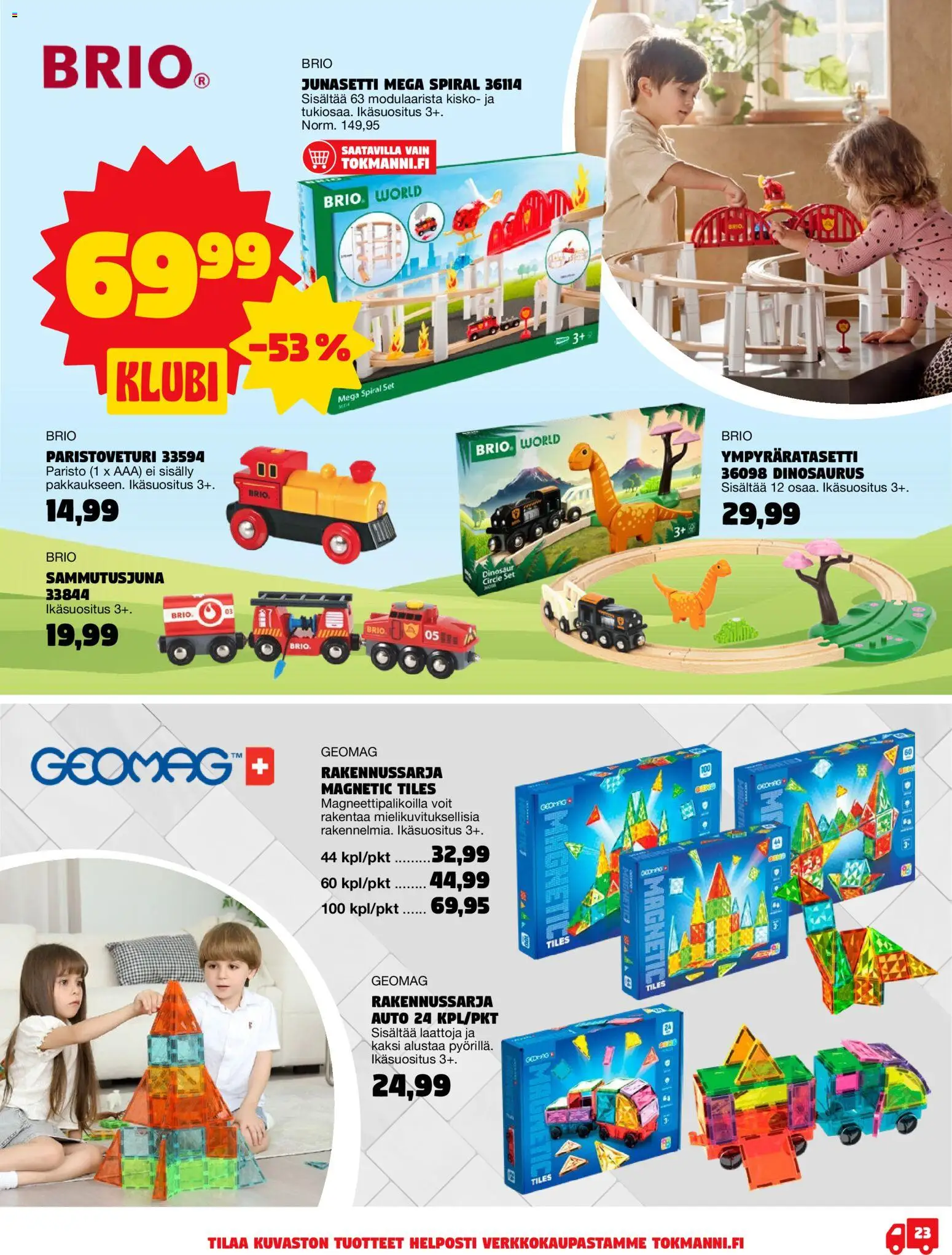 Tokmanni - Kesälelukuvasto 2026 – voimassa 27.04.2026 alkaen | Sivu: 23