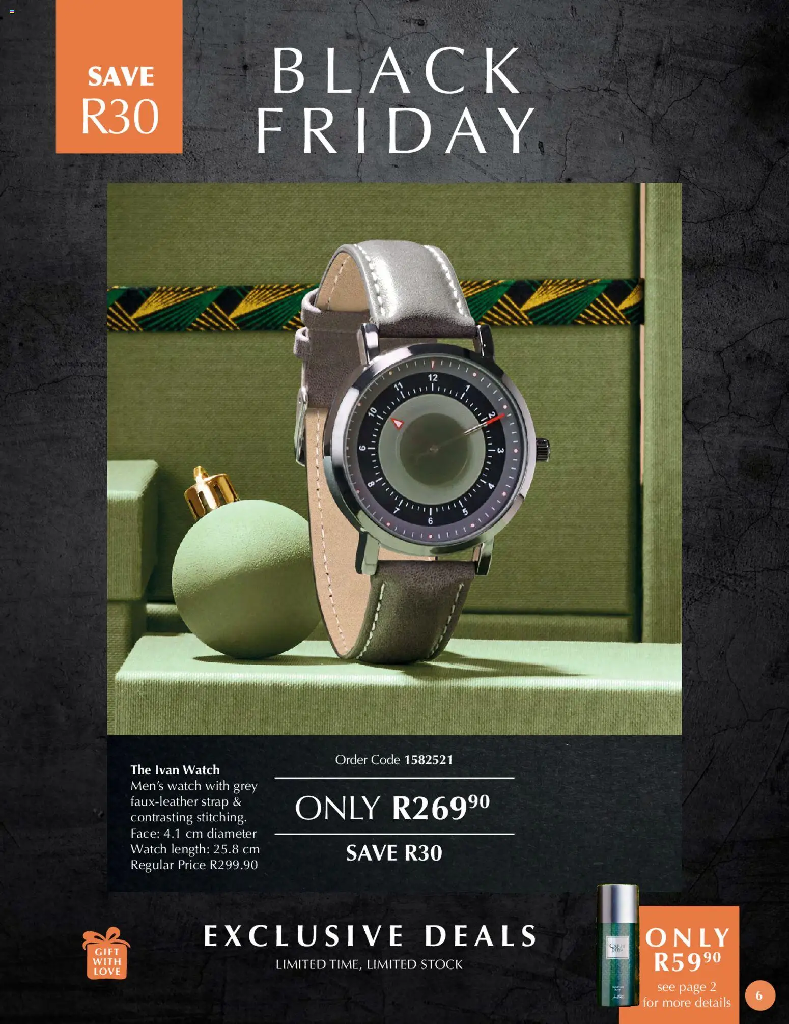 New Justine catalogue – valid from 21.11.2025 | Page: 6 | Products: Watch, Stock