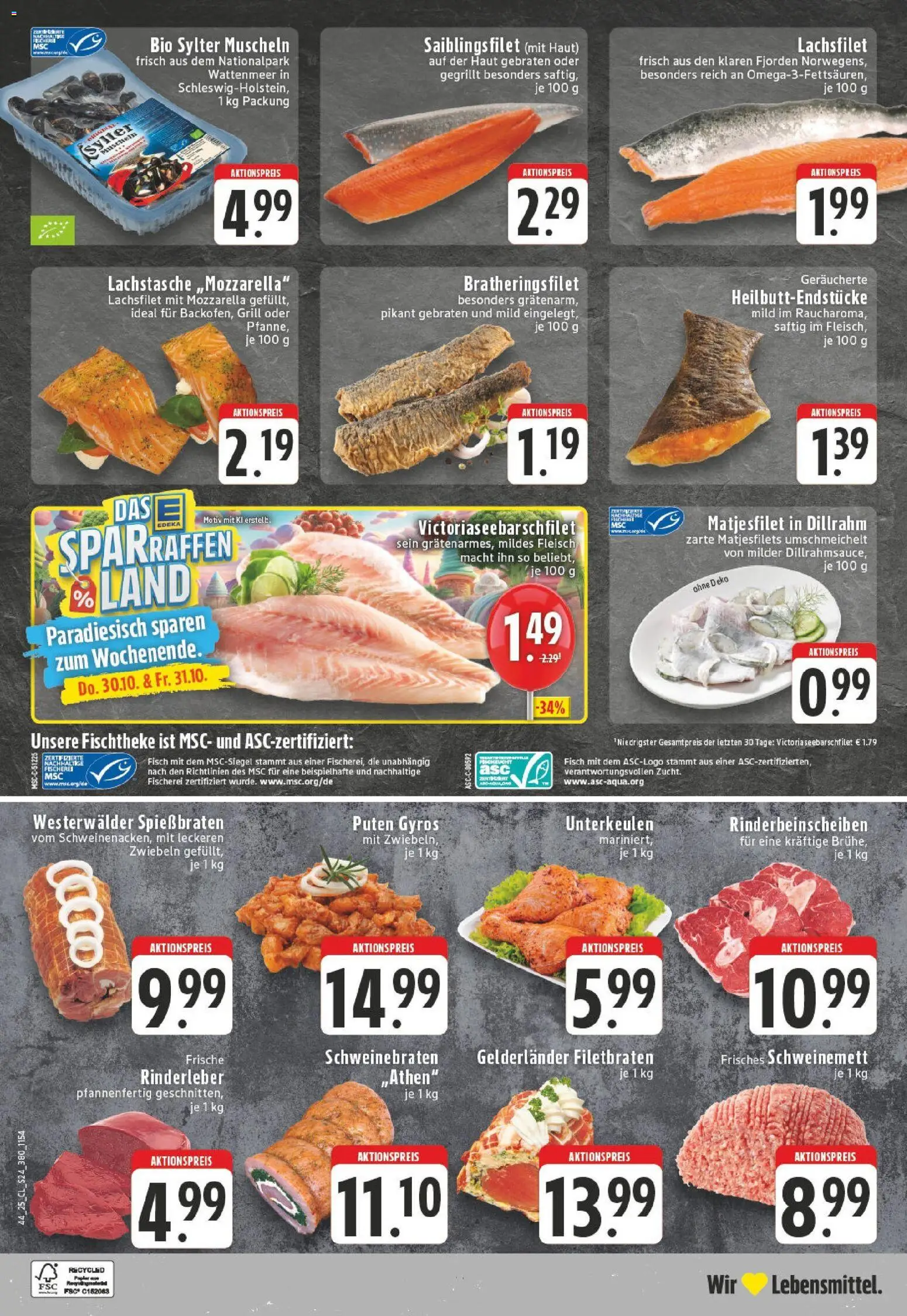 Edeka prospekt Bad Marienberg	 – gültig ab 26.10.2025 | Seite: 24 | Produkte: Grill, Fisch, Zwiebeln, Fleisch