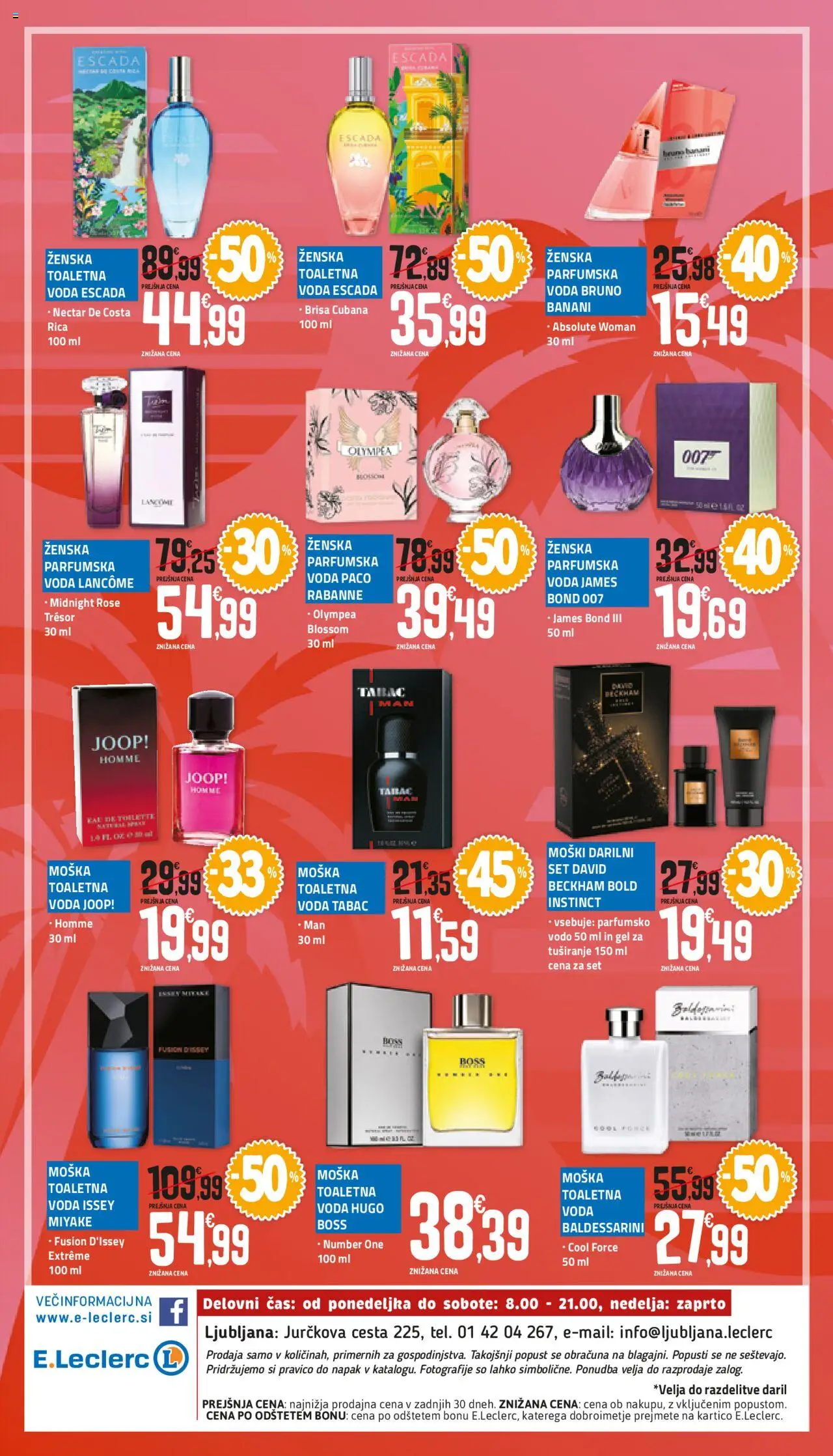E.leclerc katalog leposana │ velja od 14.06.2025 | Stran: 16 | Izdelki: Gel za tusiranje, Voda, Toaletna voda, Parfumska voda