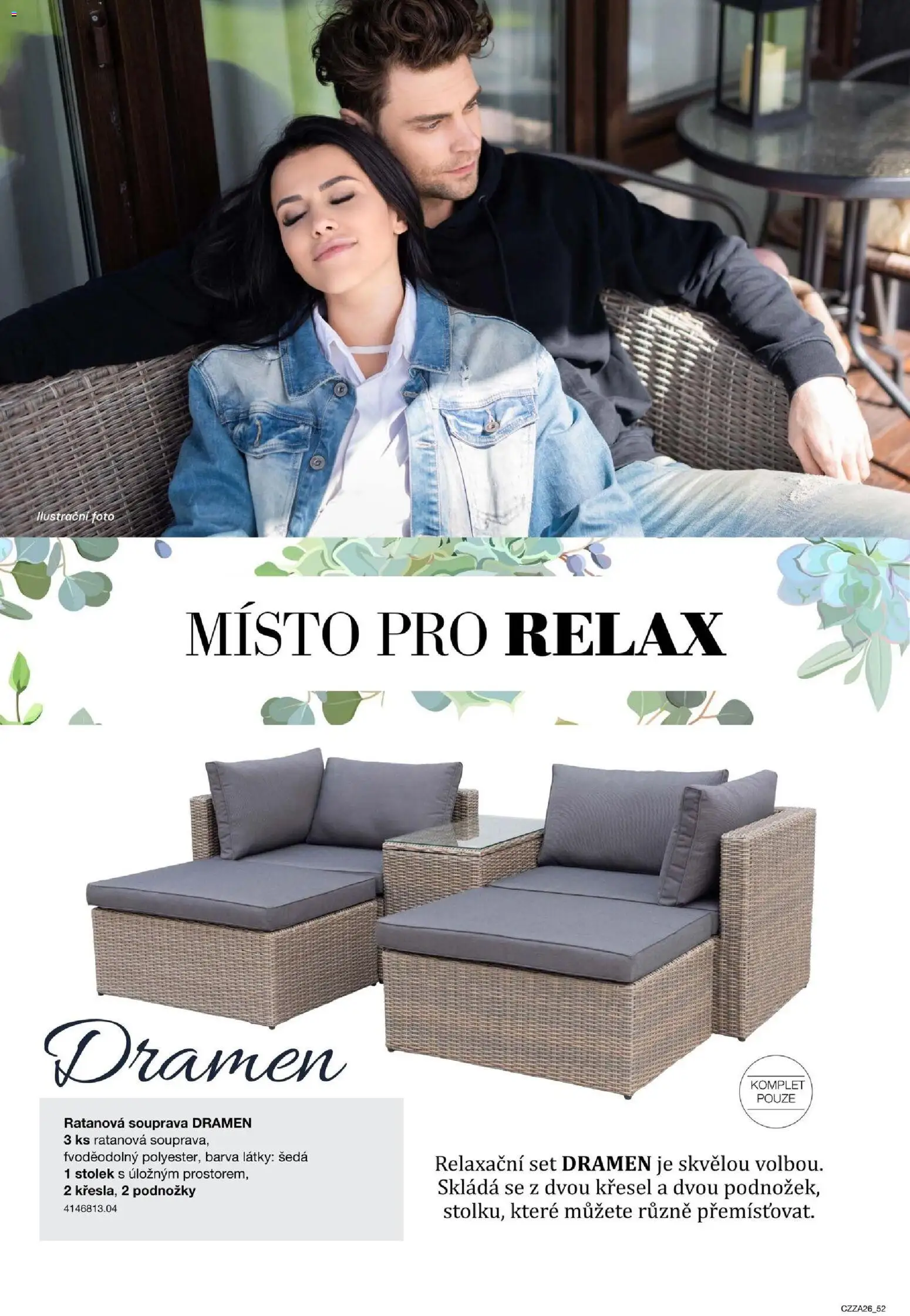 Sconto nábytek katalog - Zahradní speciál od 01.01.2026 | Strana: 52 | Produkty: Stolek