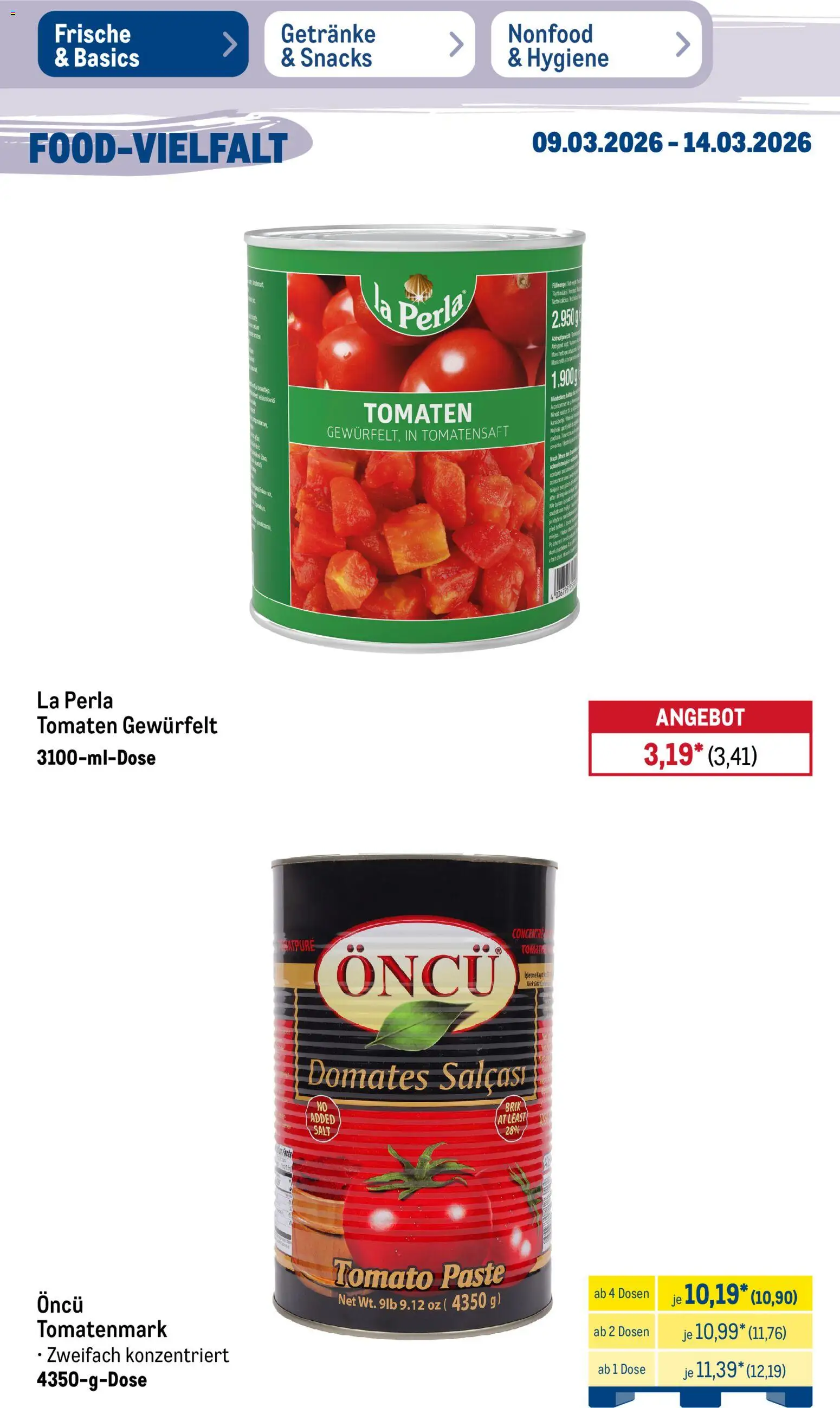 Metro Prospekt 	 – gültig ab 09.03.2026 | Seite: 23 | Produkte: Tomaten