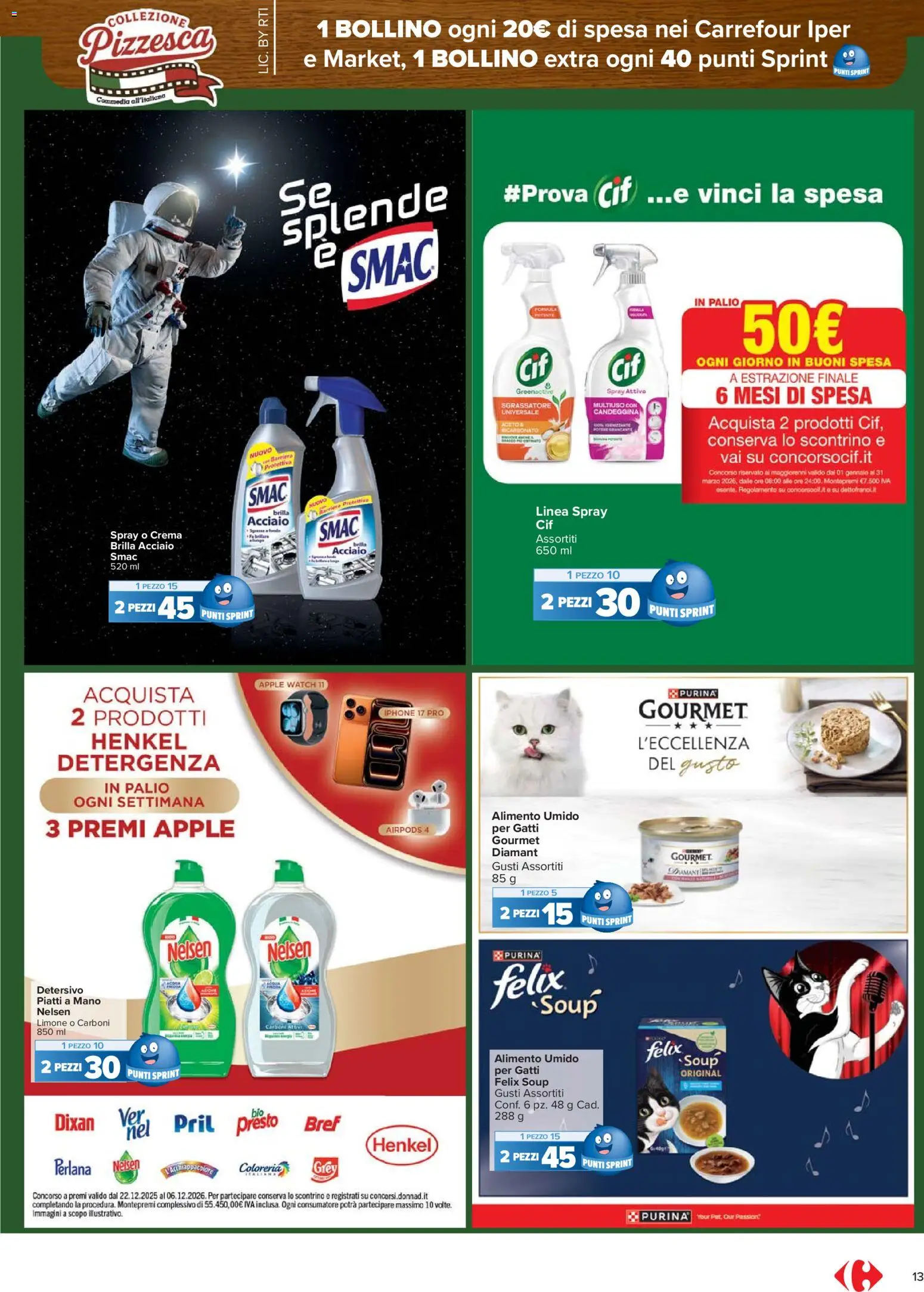 Volantino Carrefour del 27.01.2026 | Pagina: 13 | Prodotti: Crema, Iphone, Limone, Aceto