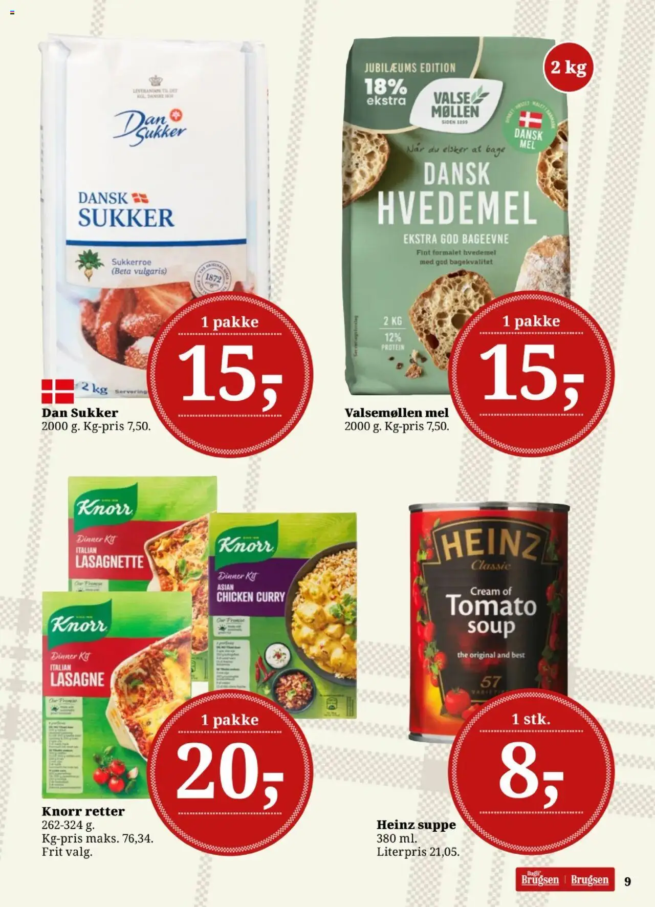 Dagli'Brugsen tilbudsavis – gyldig fra 10.10.2025 | Side: 10 | Produkter: Mel, Sukker, Suppe, Carpete