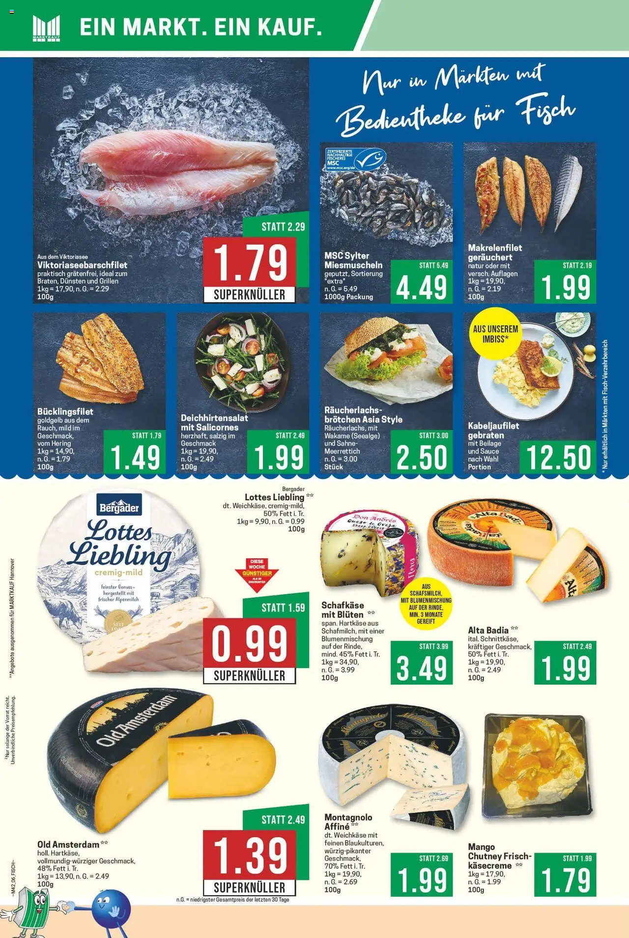 Marktkauf Prospekt 	 – gültig ab 13.10.2025 | Seite: 6 | Produkte: Fisch, Räucherlachs, Mango, Sahne