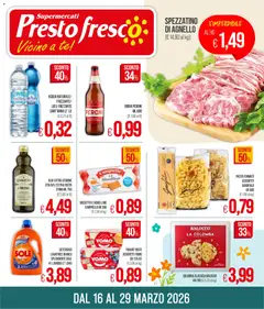 Anteprima del volantino Presto Fresco volantino valido a partire dal 16.03.2026