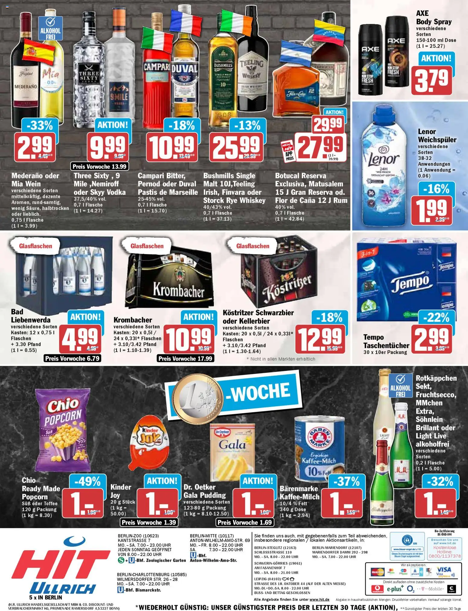 HIT Prospekt 	 – gültig ab 17.11.2025 | Seite: 4 | Produkte: Pudding, Tempo, Rotkäppchen, Wein