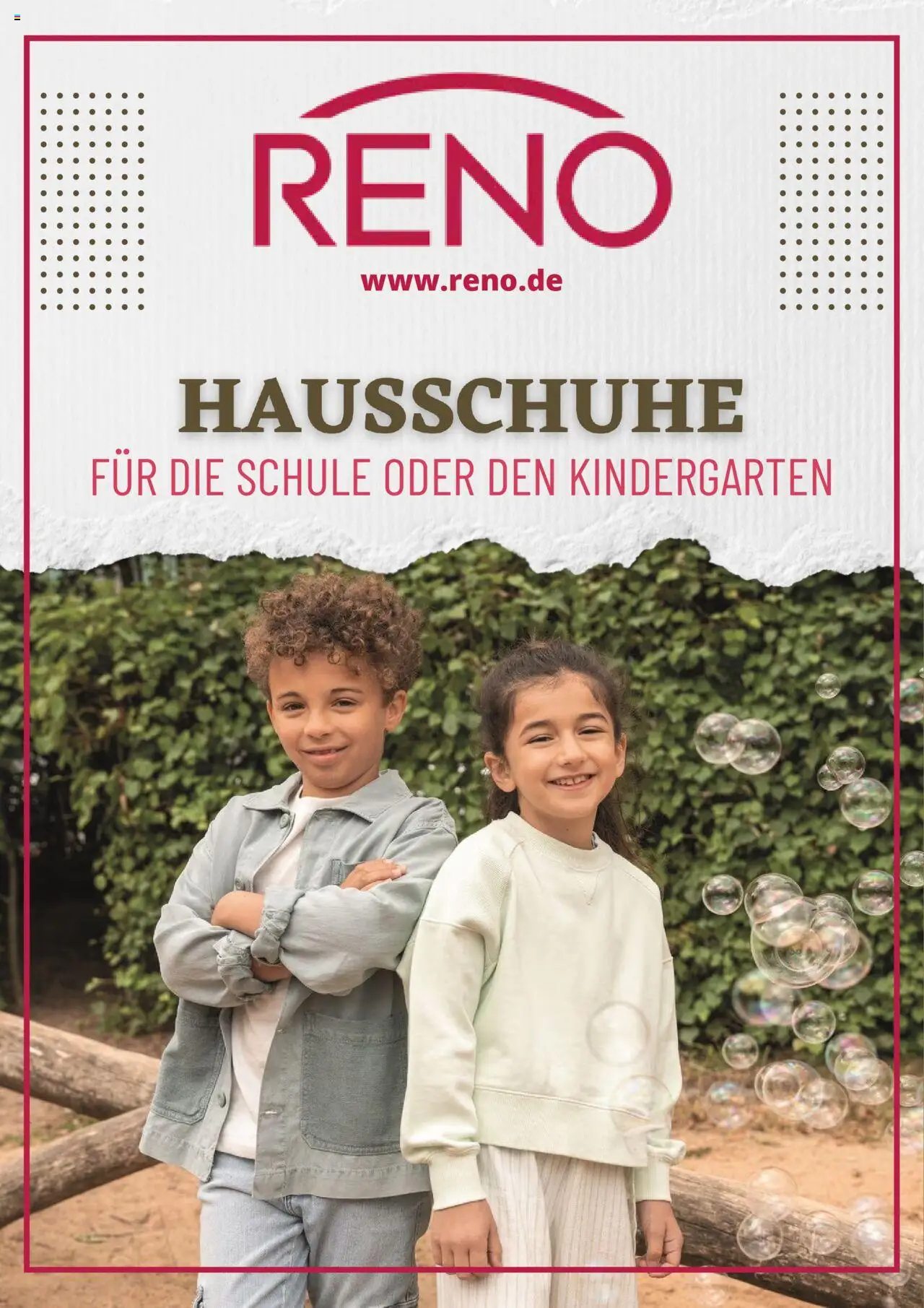 Reno Prospekt 	 - gültig ab dem 14.08.2025 | Seite: 1 | Produkte: Hausschuhe