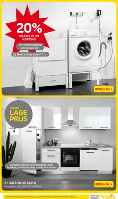 Praxis - Folder - Voorbeeld van een folder van Praxis, geldig van 23.02.2026 | Pagina: 35 | Producten: Wasmachine, Keukenblok