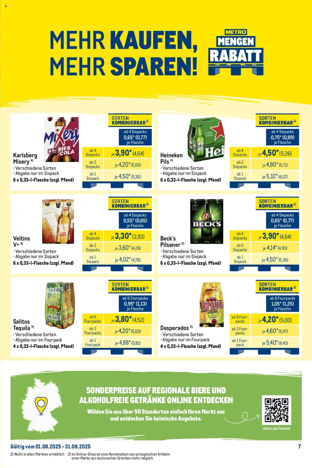 Metro Wochen-Angebote Händler - gültig ab dem 18.08.2025 | Seite: 14 | Produkte: Cola, Bier, Pils, Mixery
